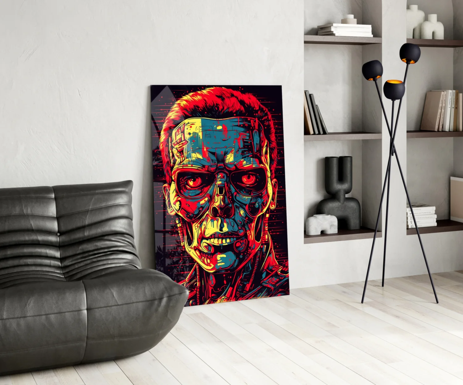 Mechanic Face Glass Wall Art || Designer Collection - Image 5