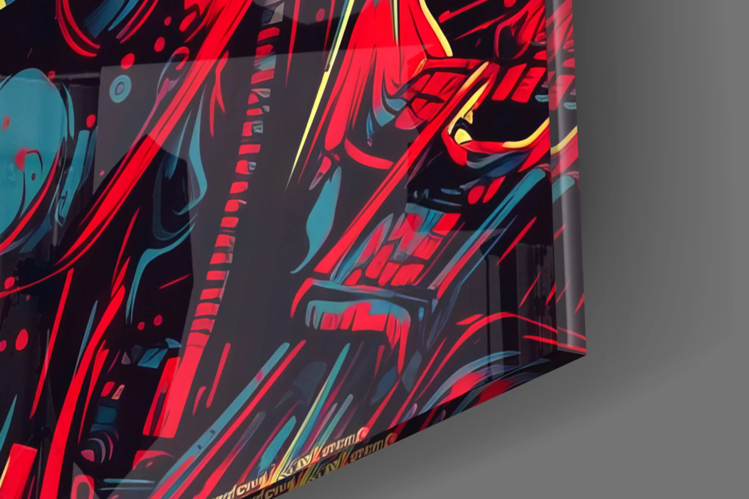 Mechanic Face Glass Wall Art || Designer Collection - Image 7