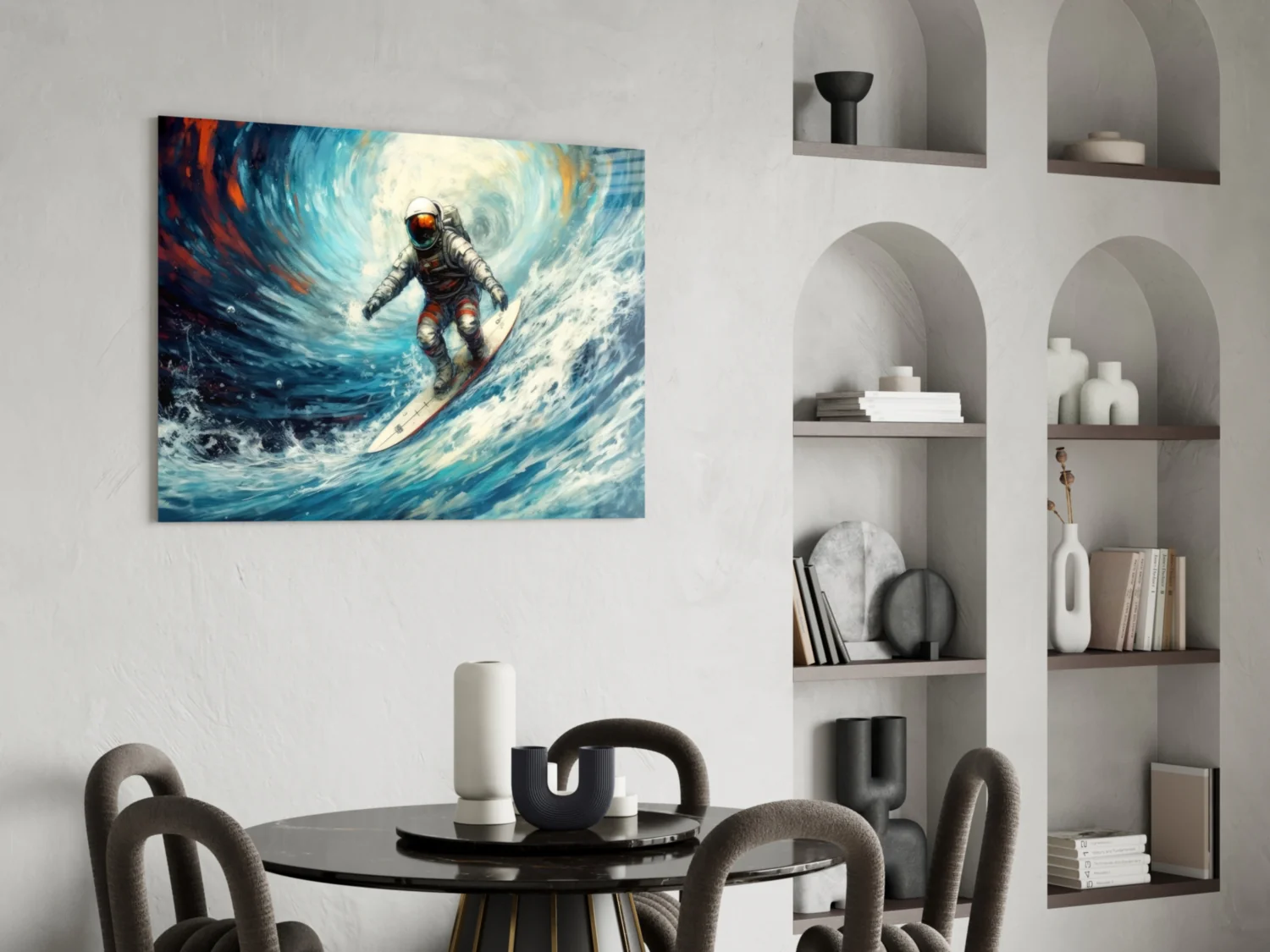 Surfing Glass Wall Art || Designer Collection - Image 6