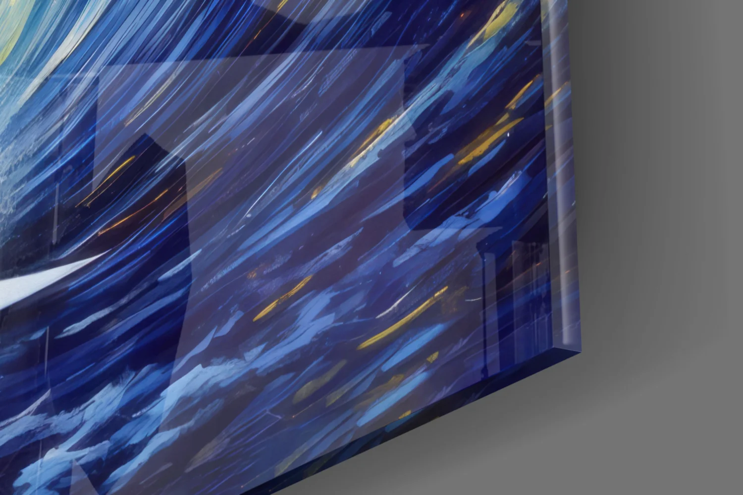 Waves Glass Wall Art || Designer Collection - Image 8