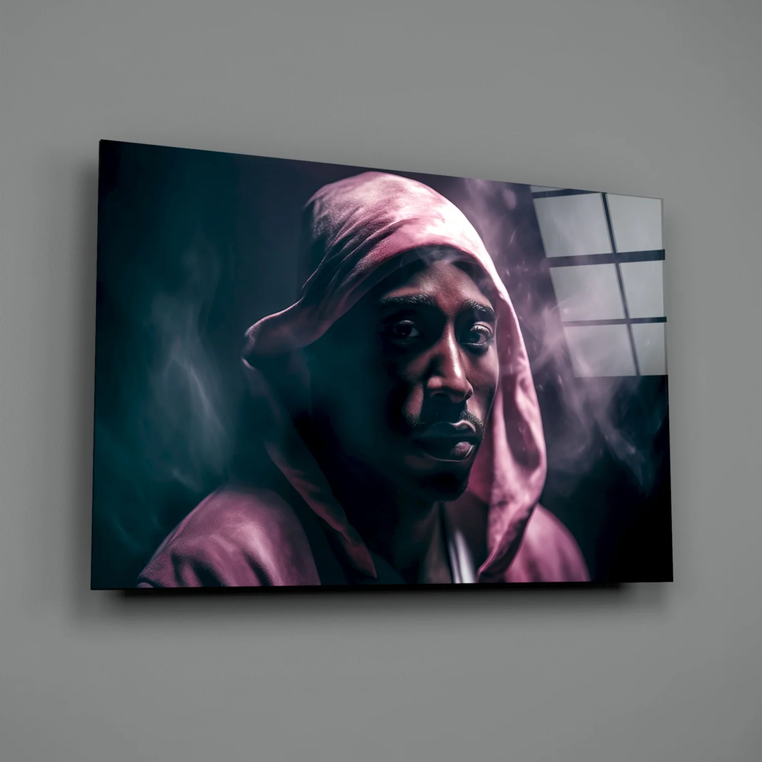 Tupac Glass Wall Art || Designer Collection - Image 3