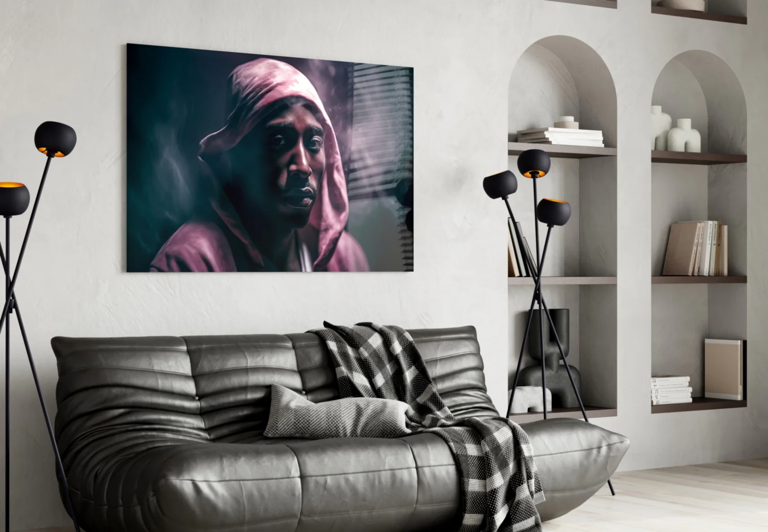 Tupac Glass Wall Art || Designer Collection - Image 5