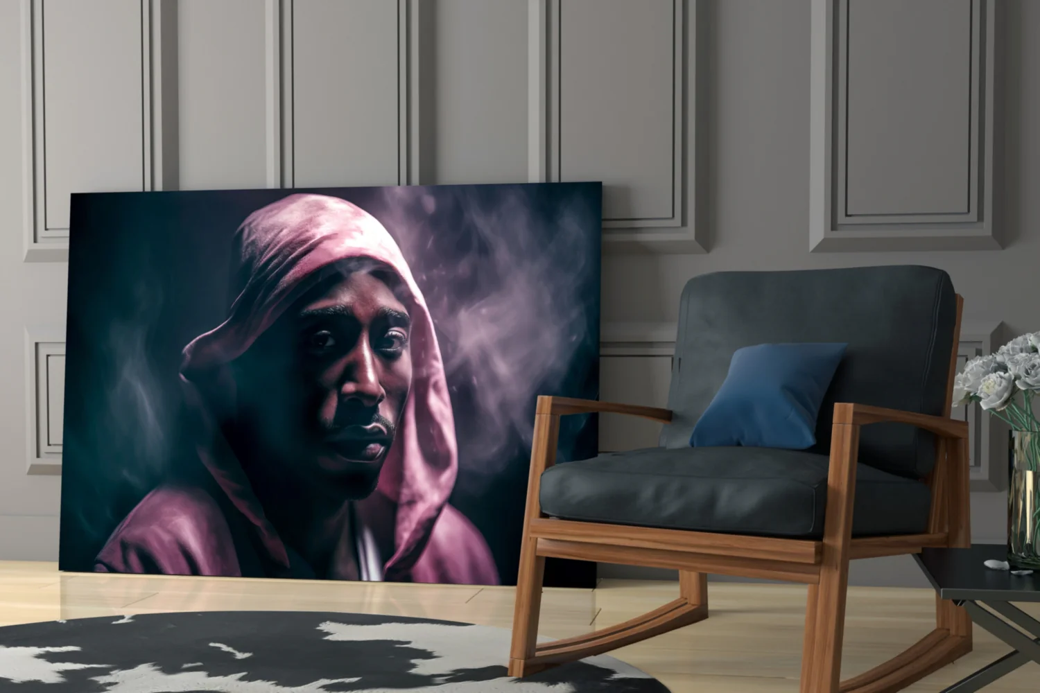 Tupac Glass Wall Art || Designer Collection - Image 7