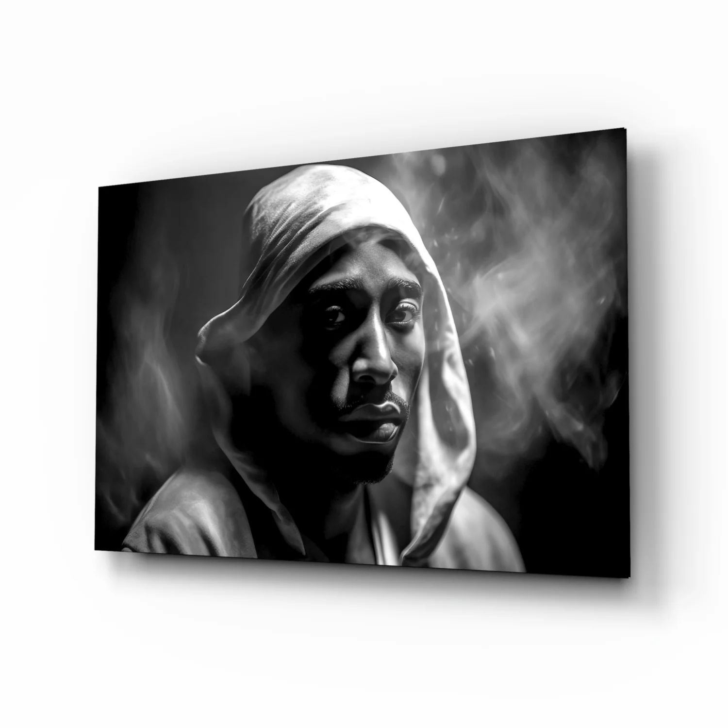 Tupac Glass Wall Art || Designer Collection - Image 2