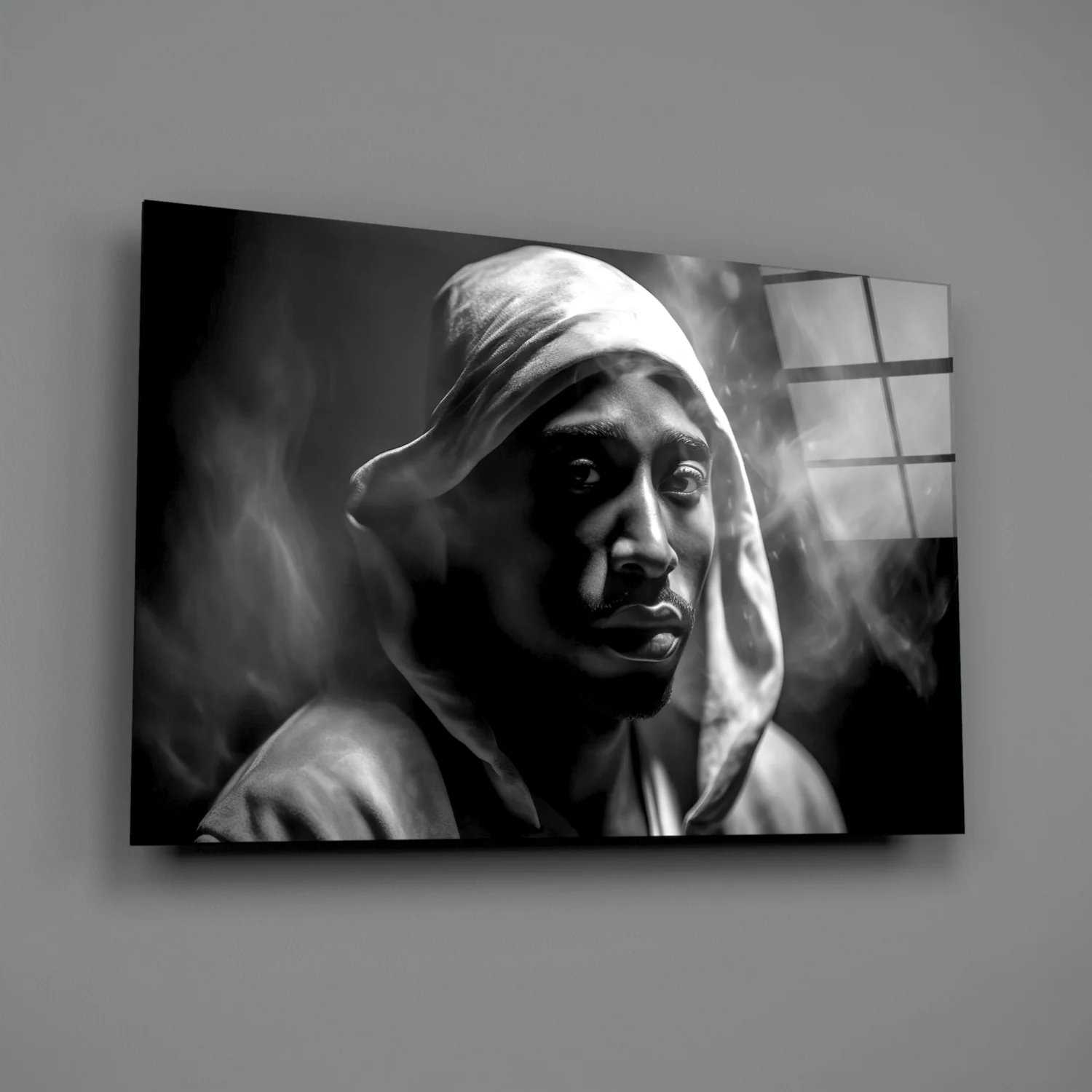 Tupac Glass Wall Art || Designer Collection - Image 3