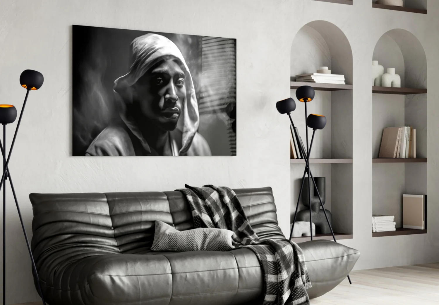 Tupac Glass Wall Art || Designer Collection - Image 5