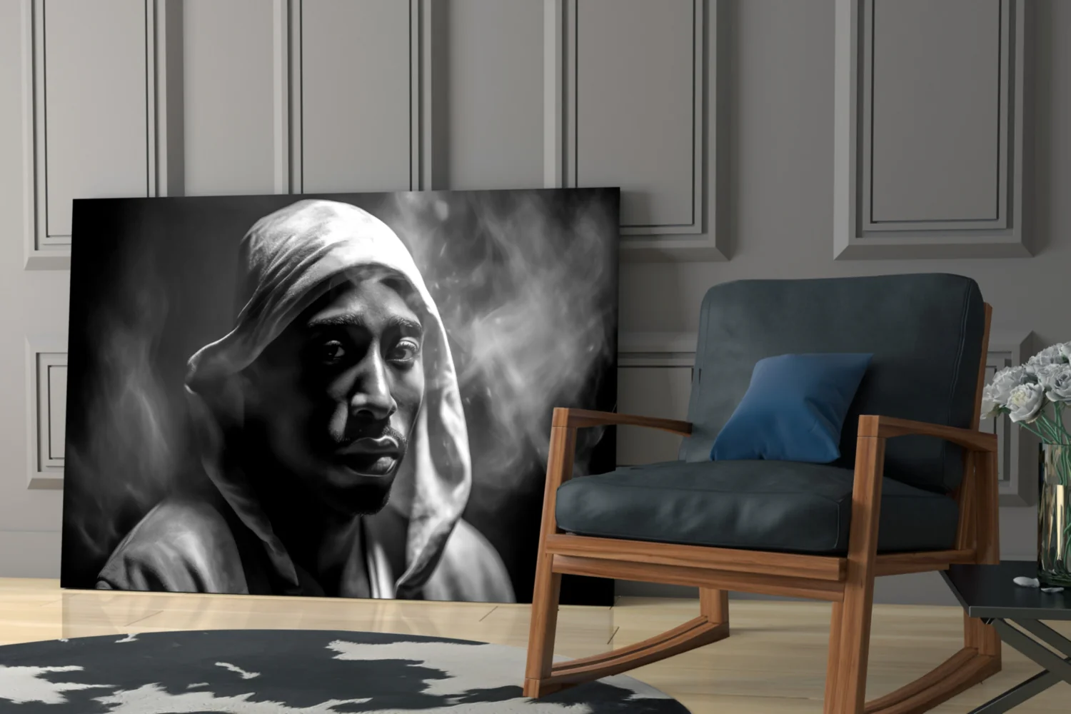 Tupac Glass Wall Art || Designer Collection - Image 7