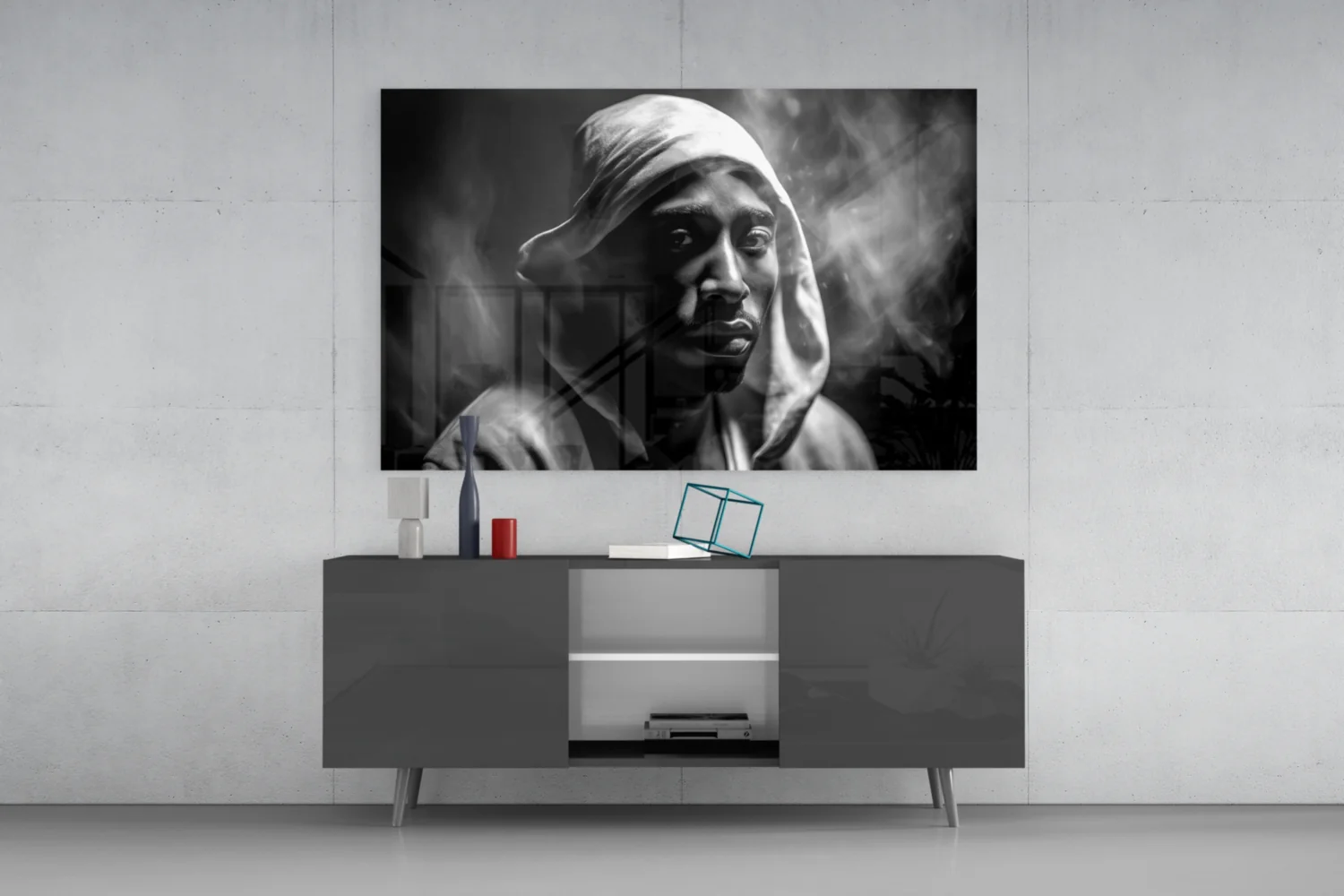 Tupac Glass Wall Art || Designer Collection - Image 9