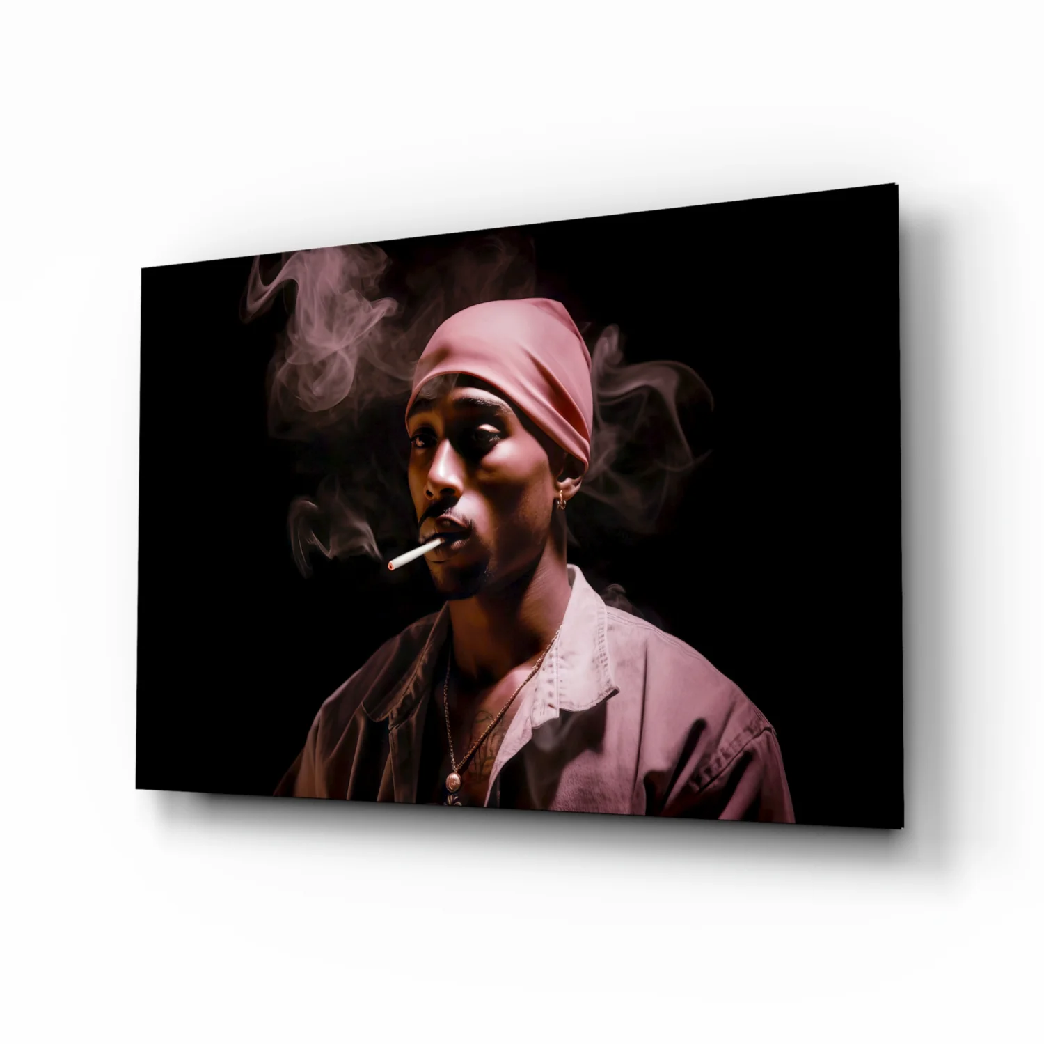 Tupac Glass Wall Art || Designer Collection - Image 2