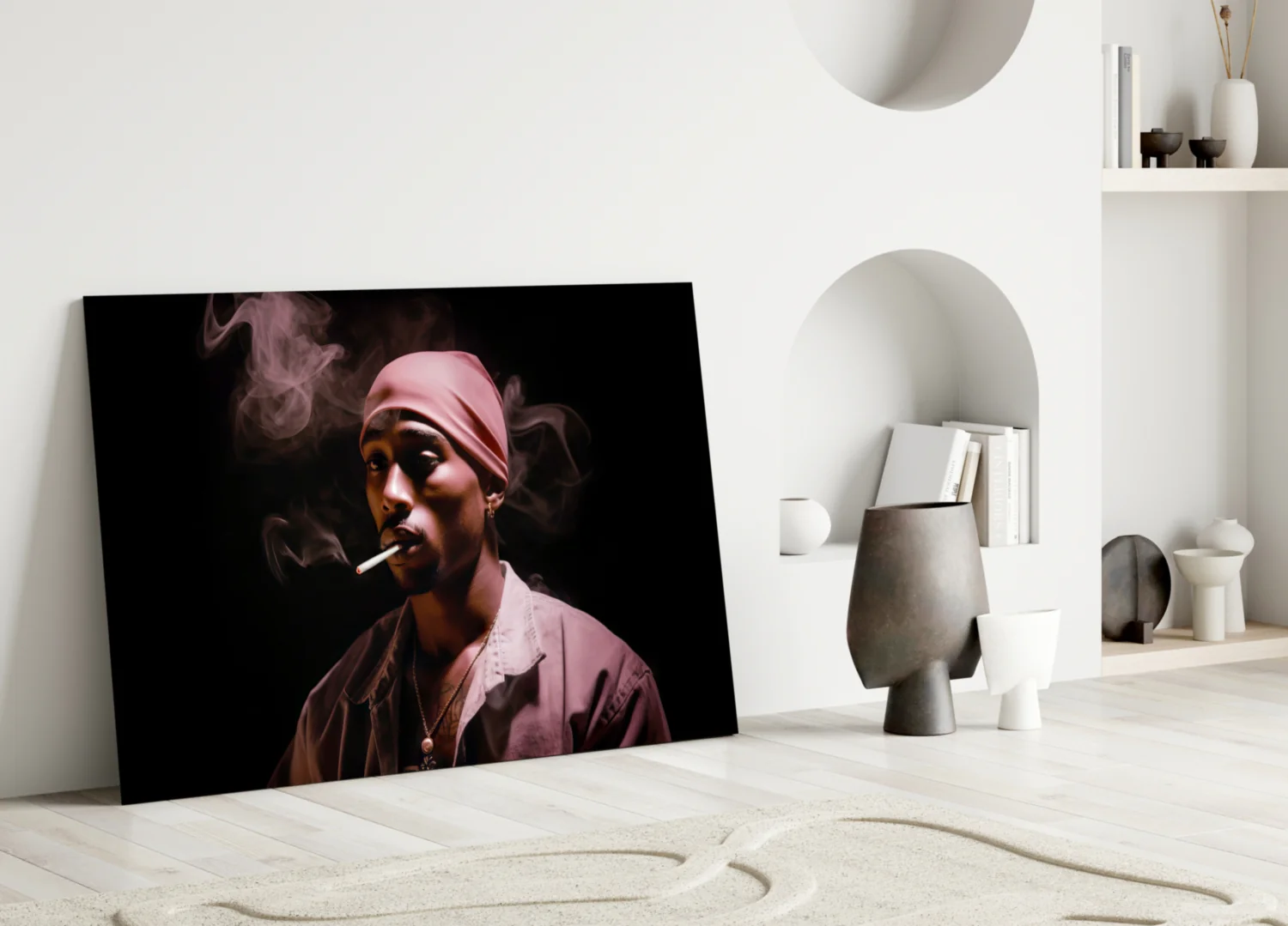 Tupac Glass Wall Art || Designer Collection - Image 4