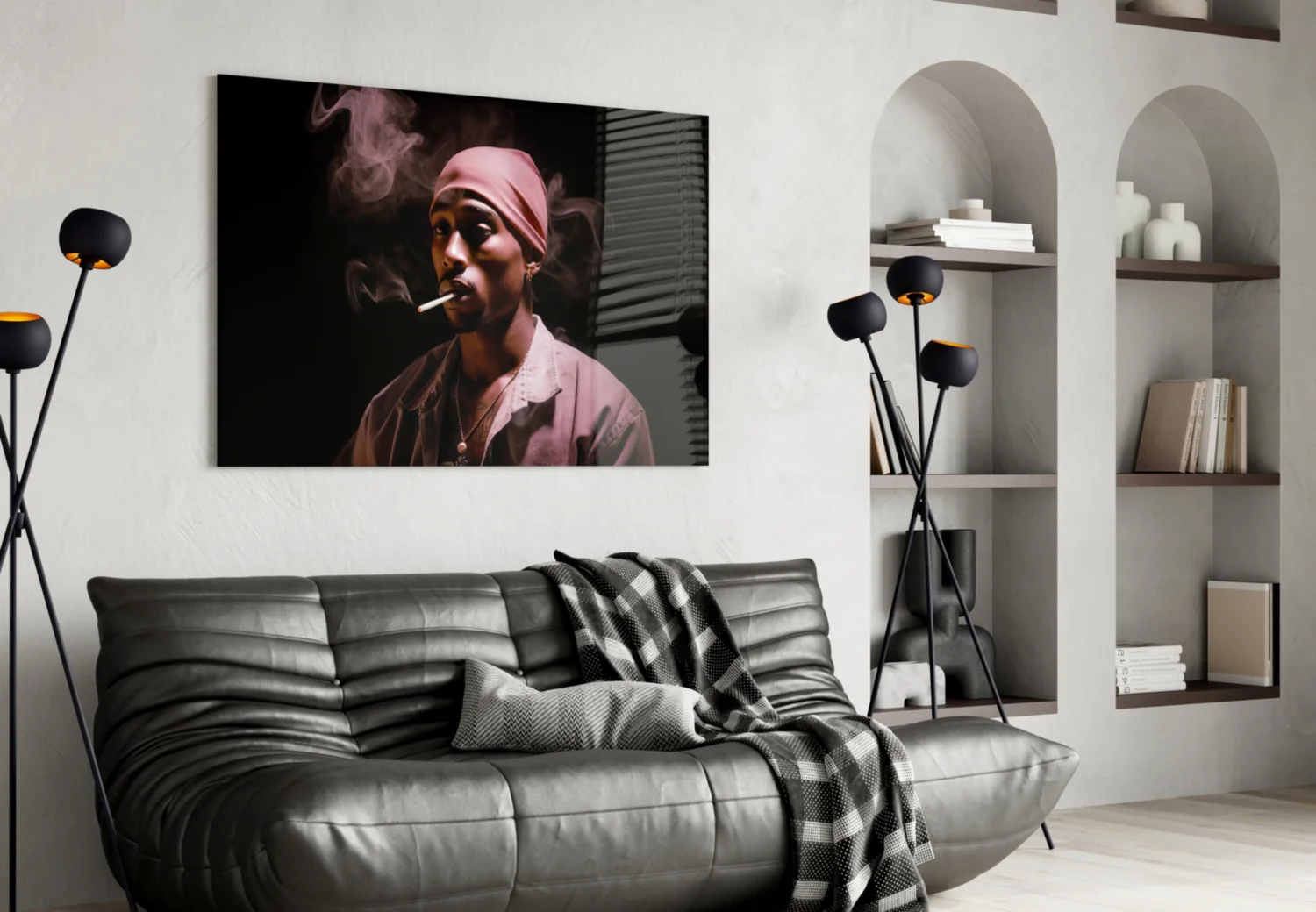Tupac Glass Wall Art || Designer Collection - Image 5