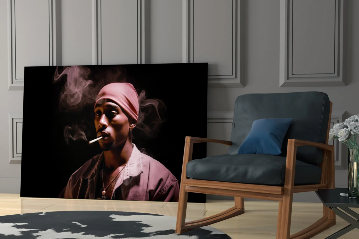 Tupac Glass Wall Art || Designer Collection - Image 7