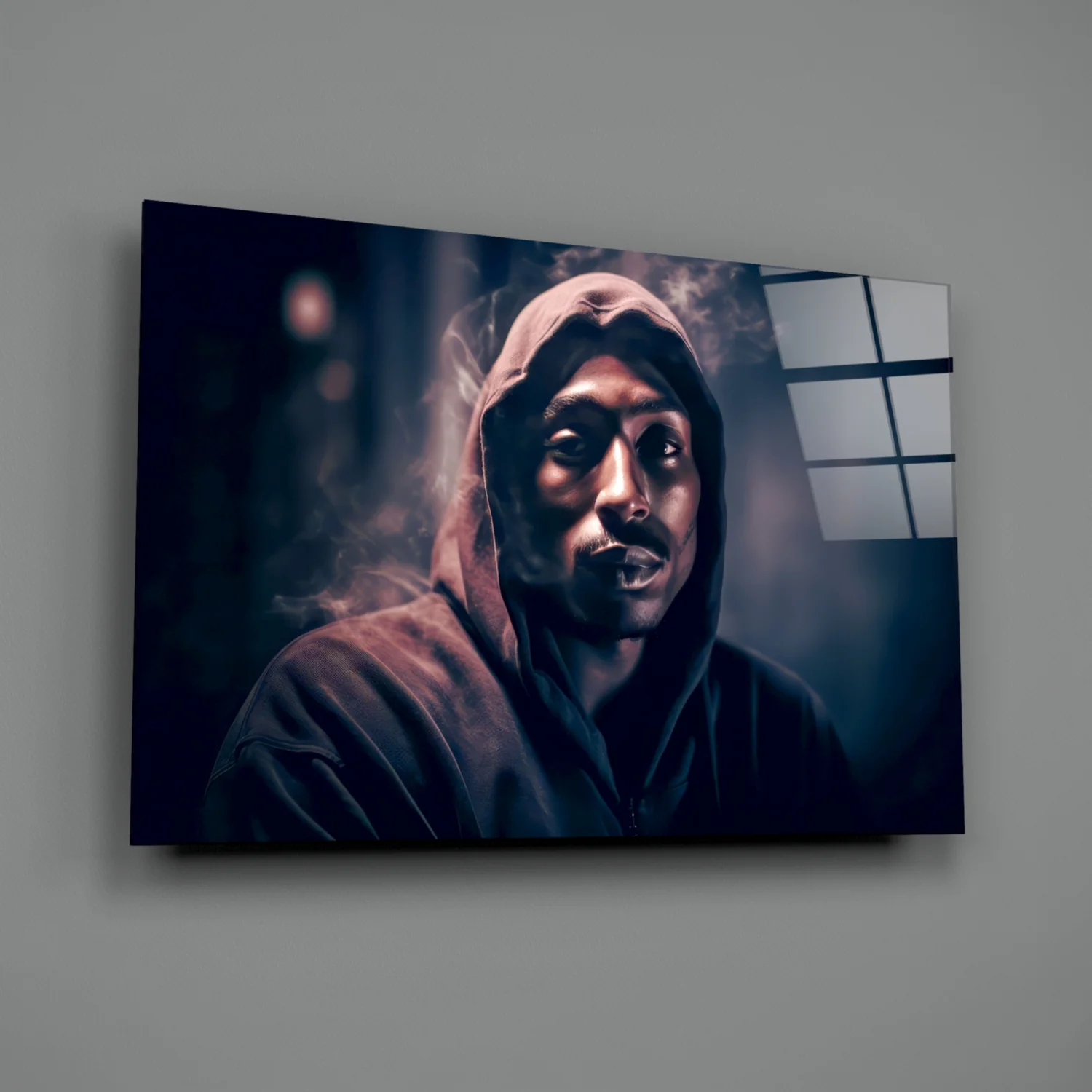 Tupac Glass Wall Art || Designer Collection - Image 3