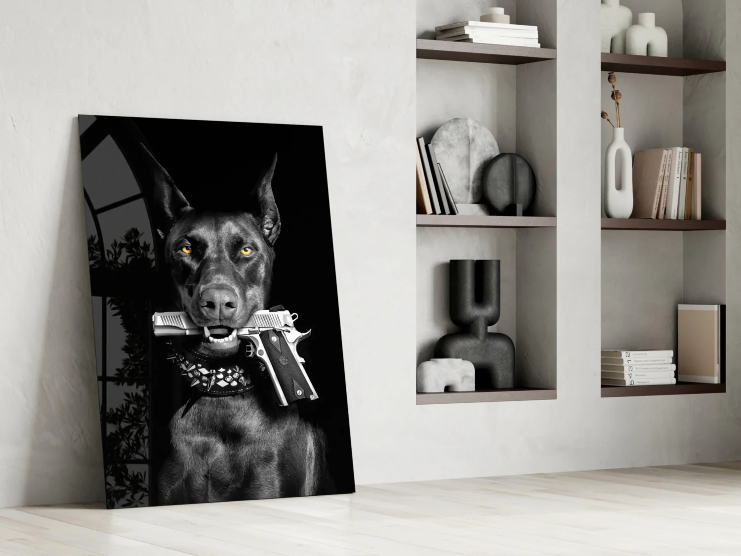 Gun Dog  Glass Wall Art || Designer Collection - Image 7