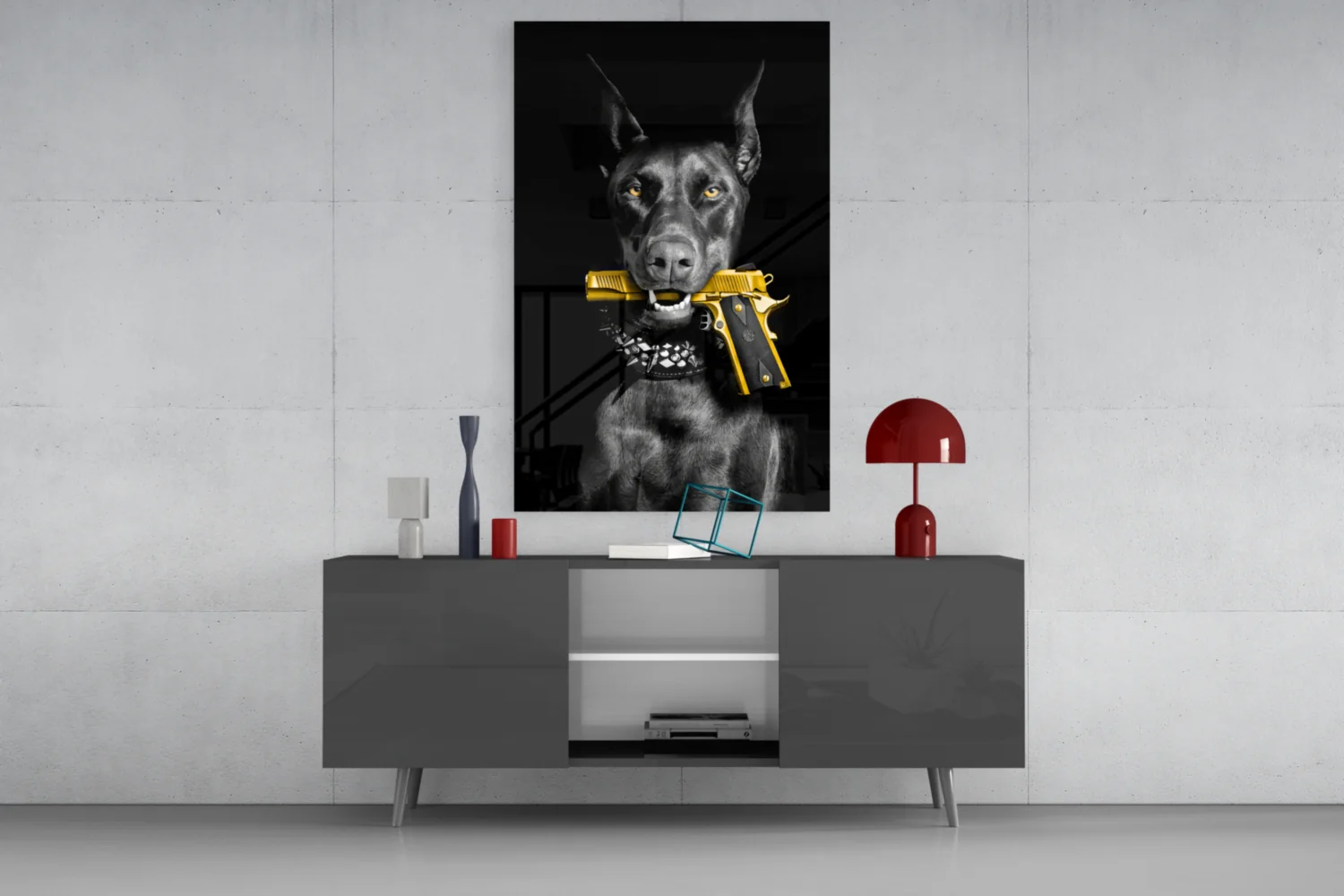 Gun Dog Glass Wall Art || Designer Collection - Image 9