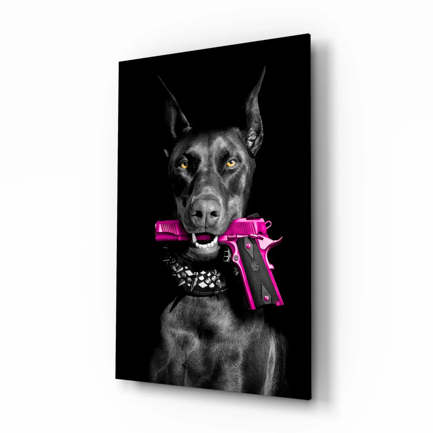 Gun Dog  Glass Wall Art || Designer Collection - Image 2