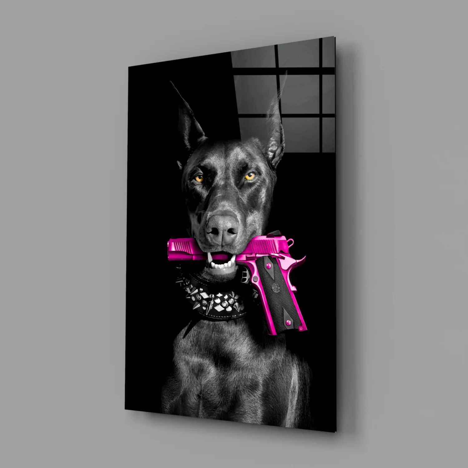 Gun Dog  Glass Wall Art || Designer Collection - Image 3