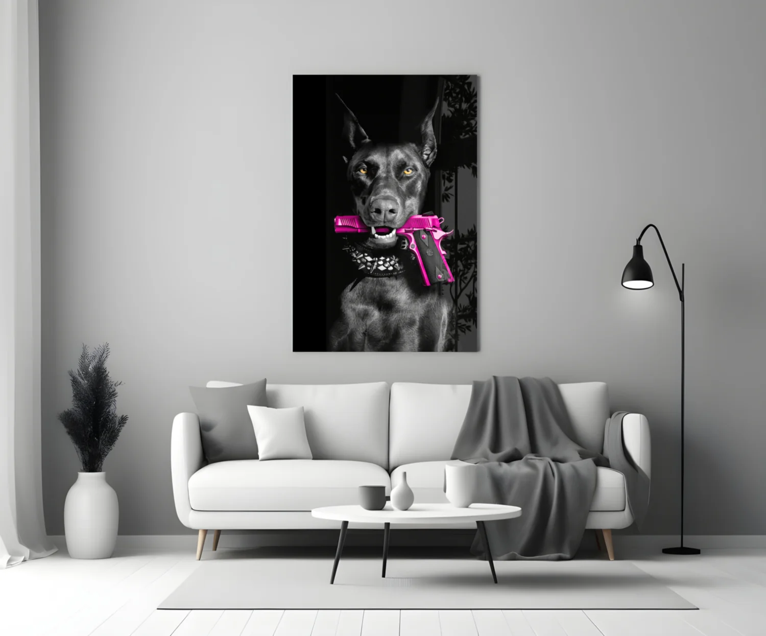 Gun Dog  Glass Wall Art || Designer Collection - Image 4