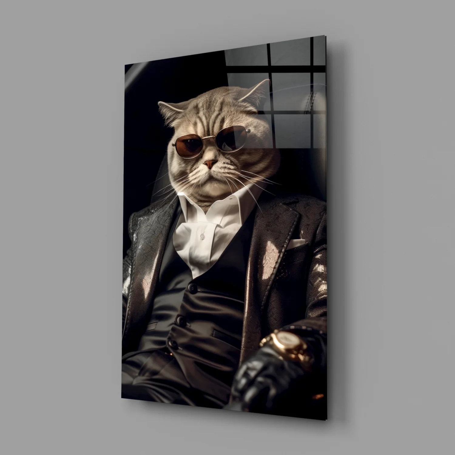 The Boss Glass Wall Art|| Designer's Collection - Image 3