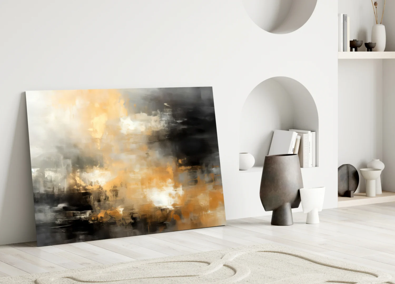 Abstract Glass Wall Art|| Designer's Collection - Image 4