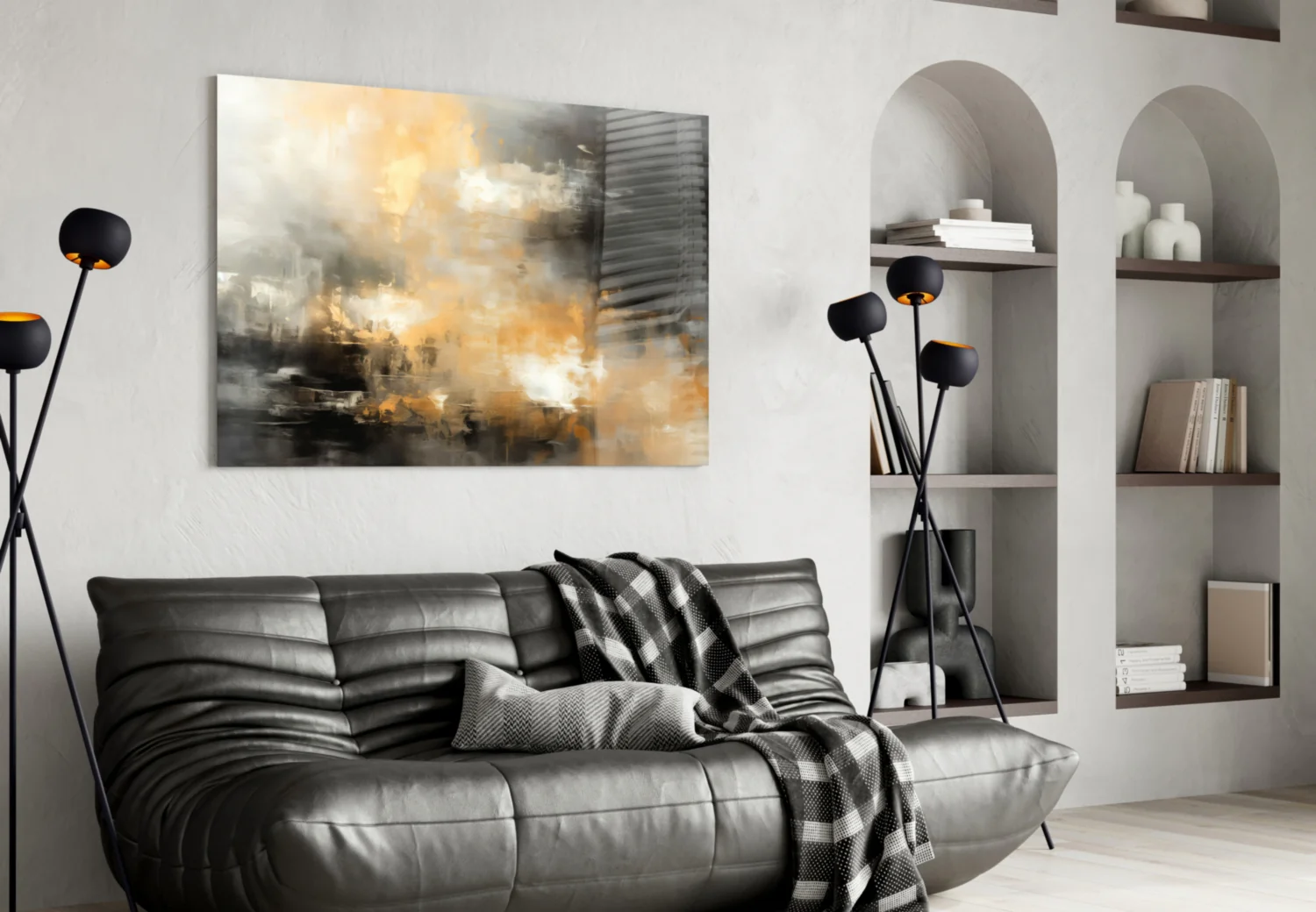 Abstract Glass Wall Art|| Designer's Collection - Image 5