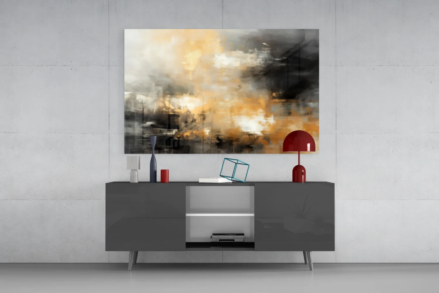 Abstract Glass Wall Art|| Designer's Collection - Image 9