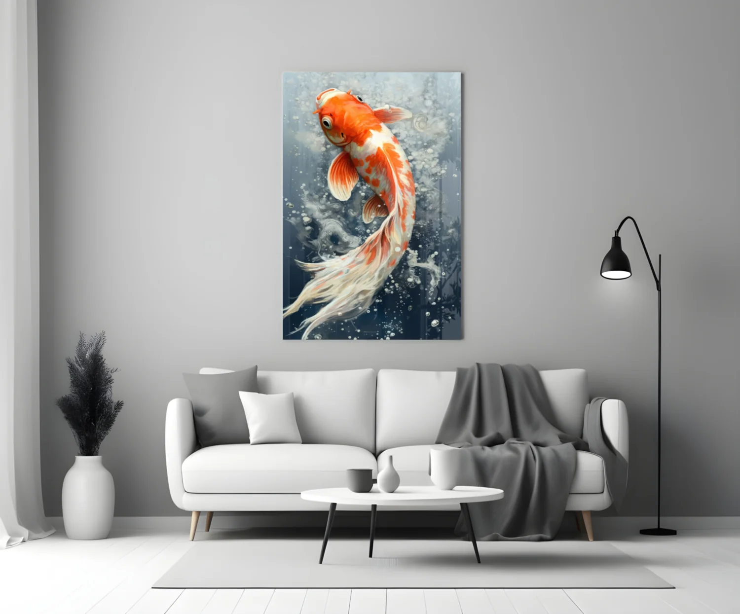 Angelfish Glass Wall Art|| Designer's Collection - Image 4