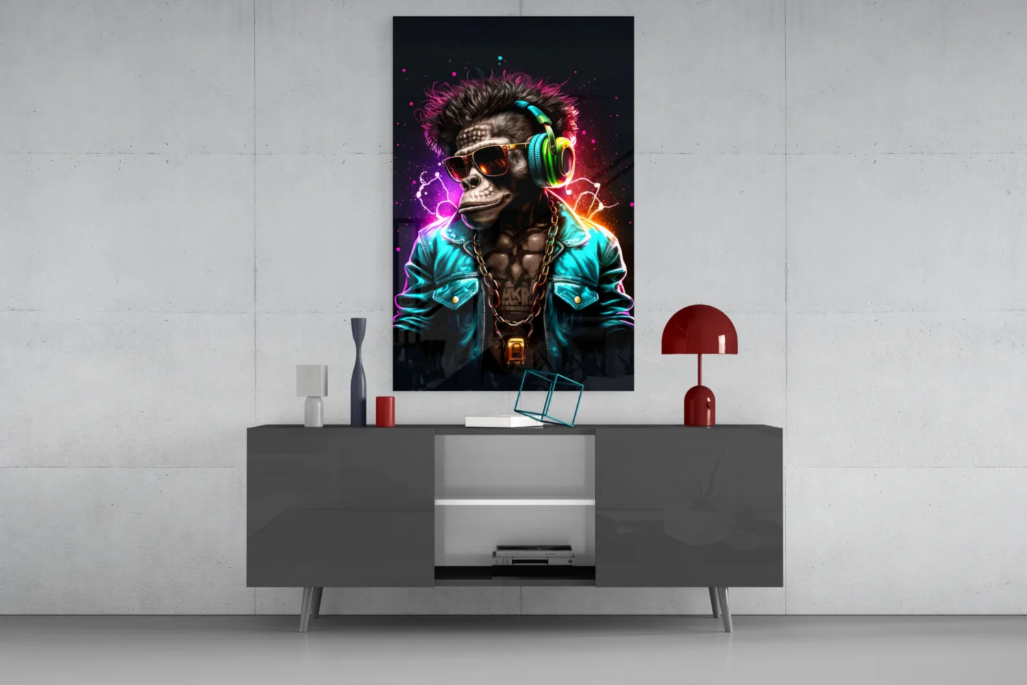 Feel the Music Glass Wall Art|| Designer's Collection - Image 9