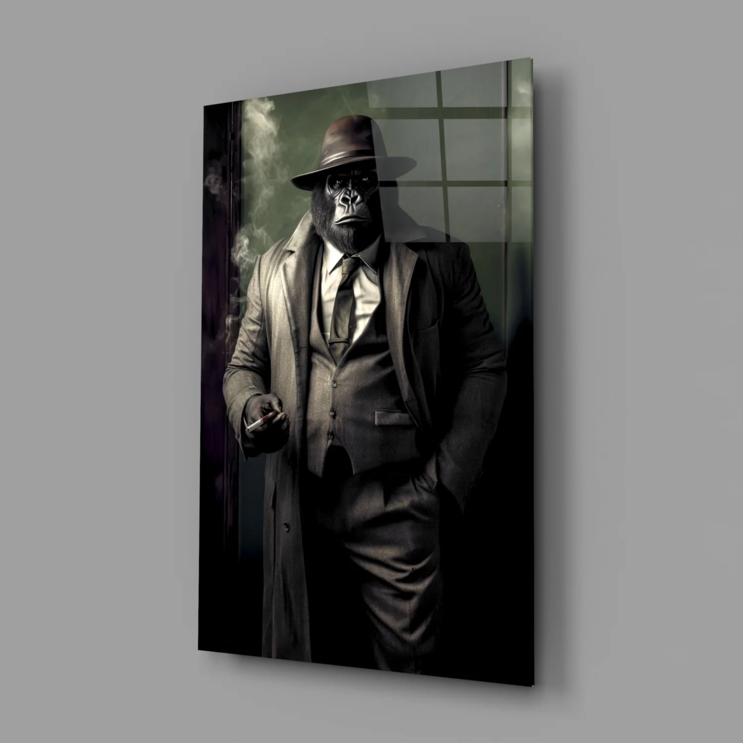 Mr, Inspector Glass Wall Art|| Designer's Collection - Image 3