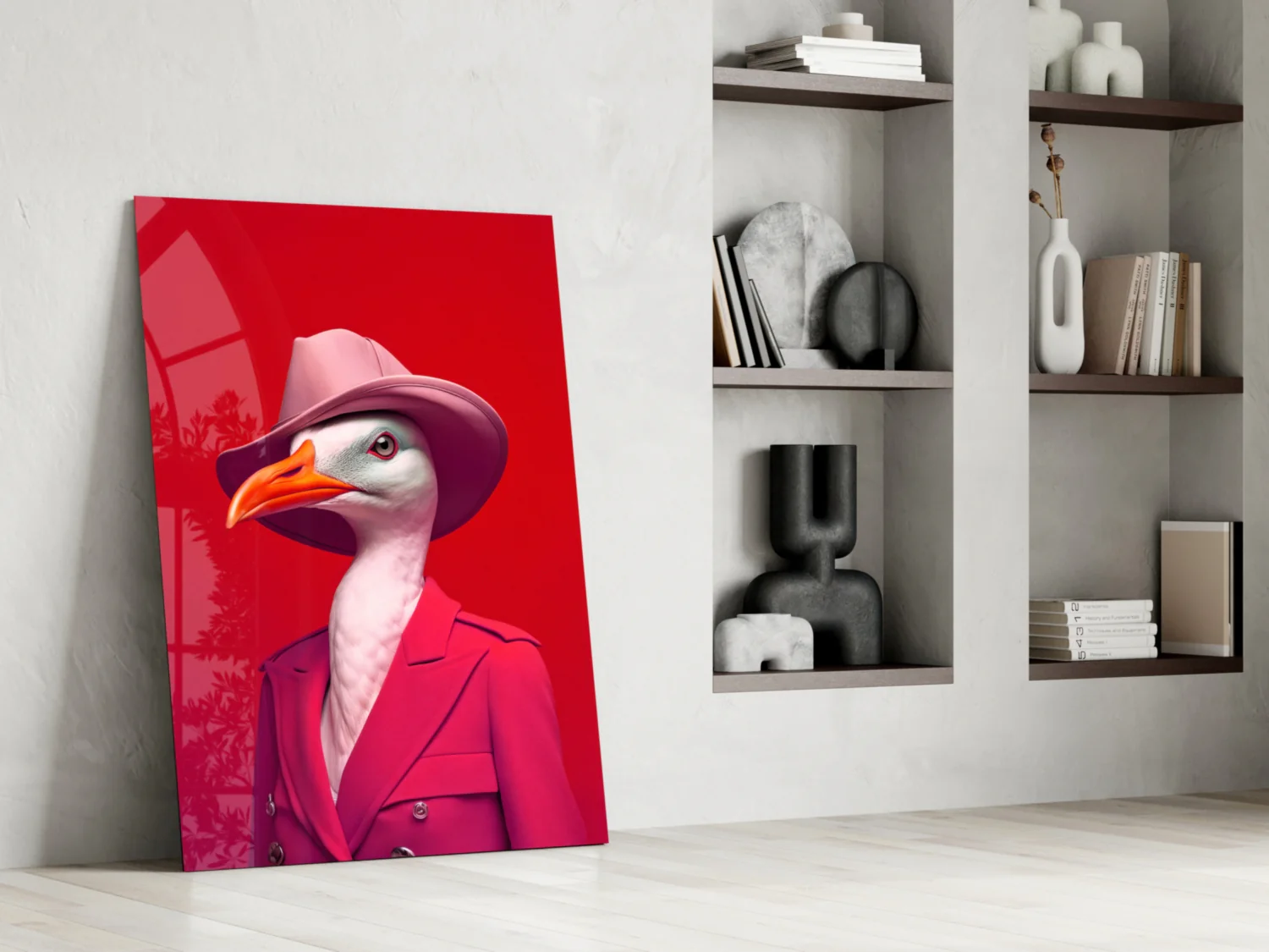Bird Vogue Glass Wall Art|| Designer's Collection - Image 7