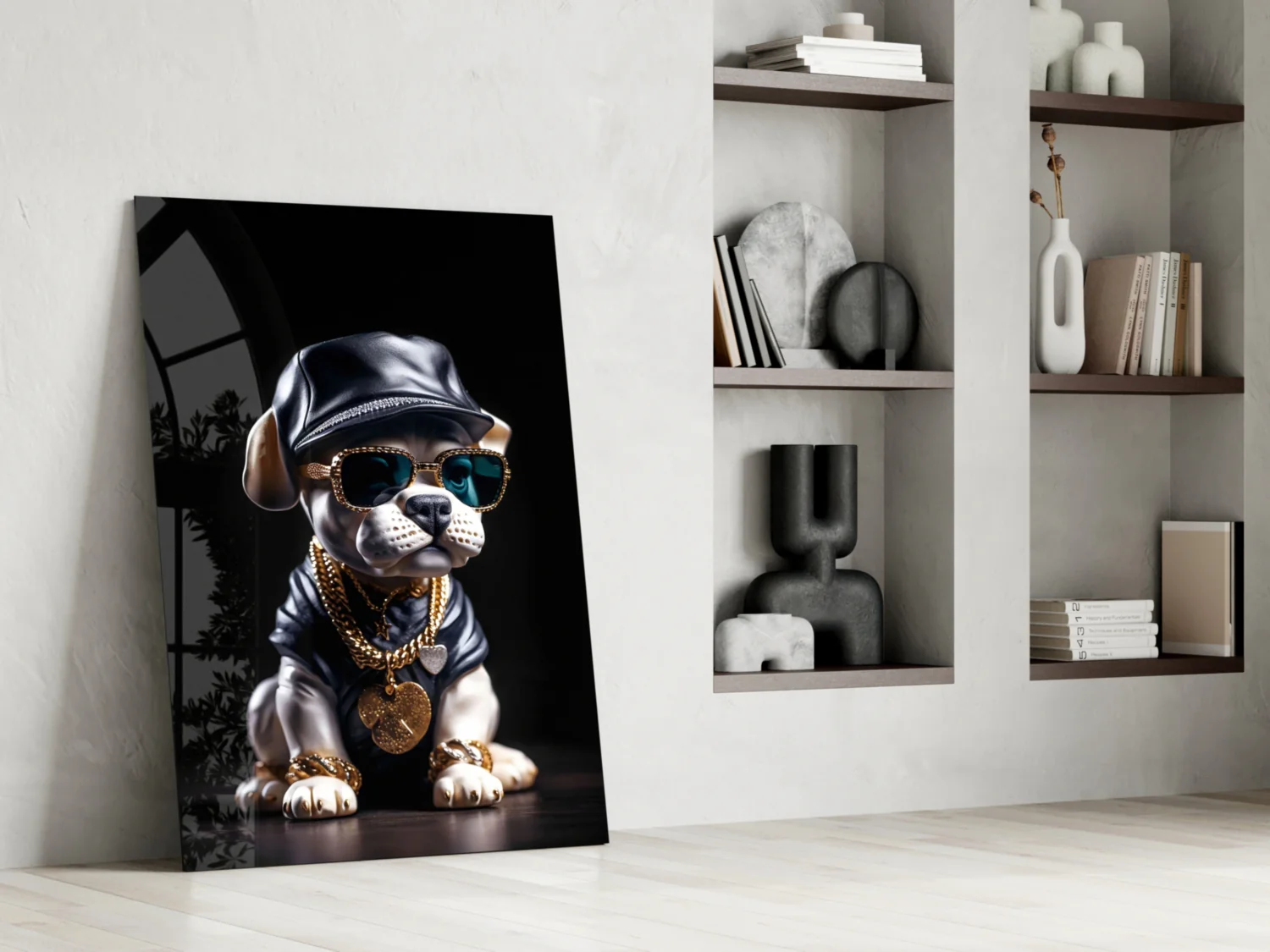 Puppy Vogue Glass Wall Art|| Designer's Collection - Image 7