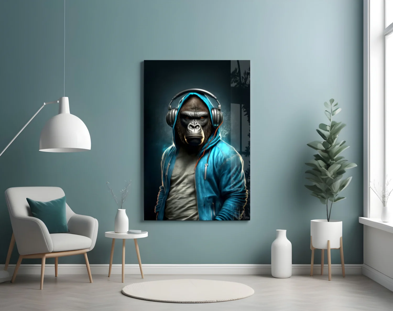 Animal Vogue Glass Wall Art|| Designer's Collection - Image 5