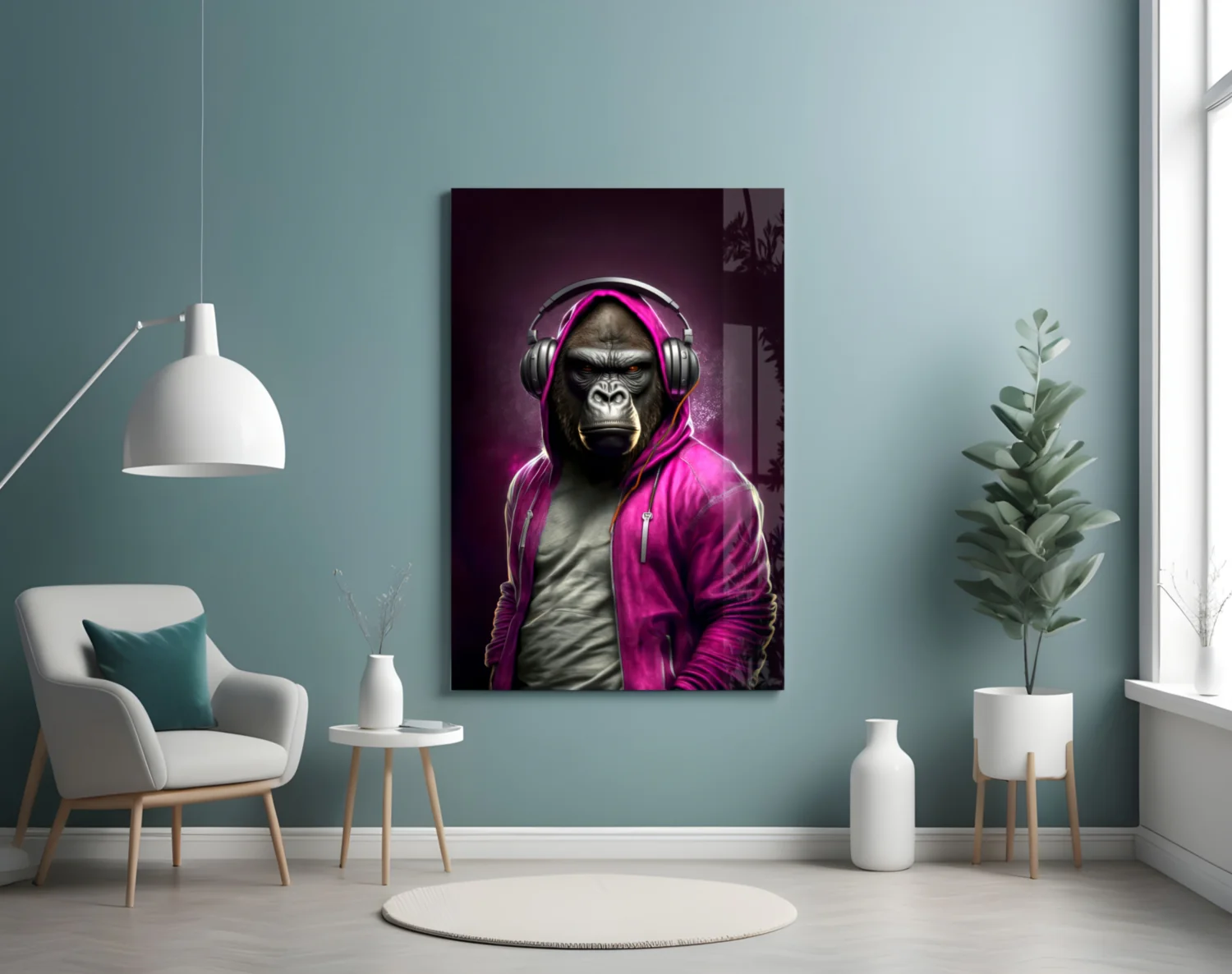 Animal Vogue Glass Wall Art|| Designer's Collection - Image 5