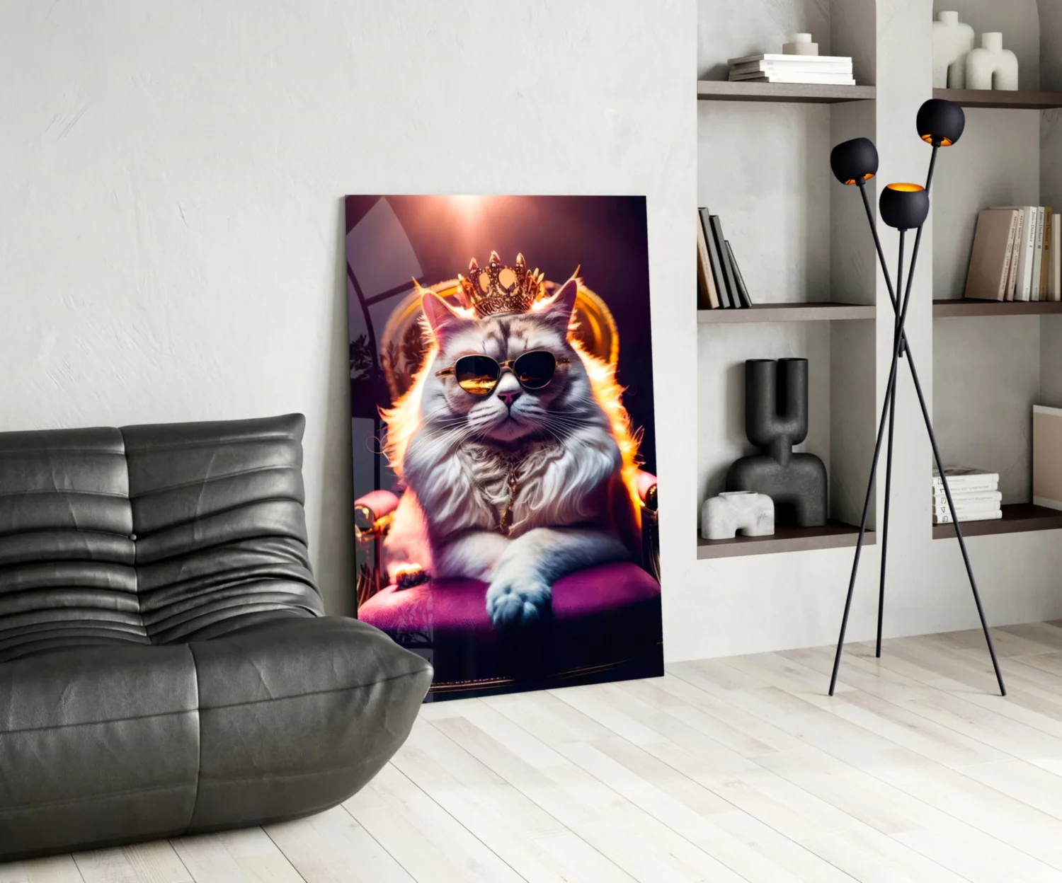 The Queen Glass Wall Art|| Designer's Collection - Image 6