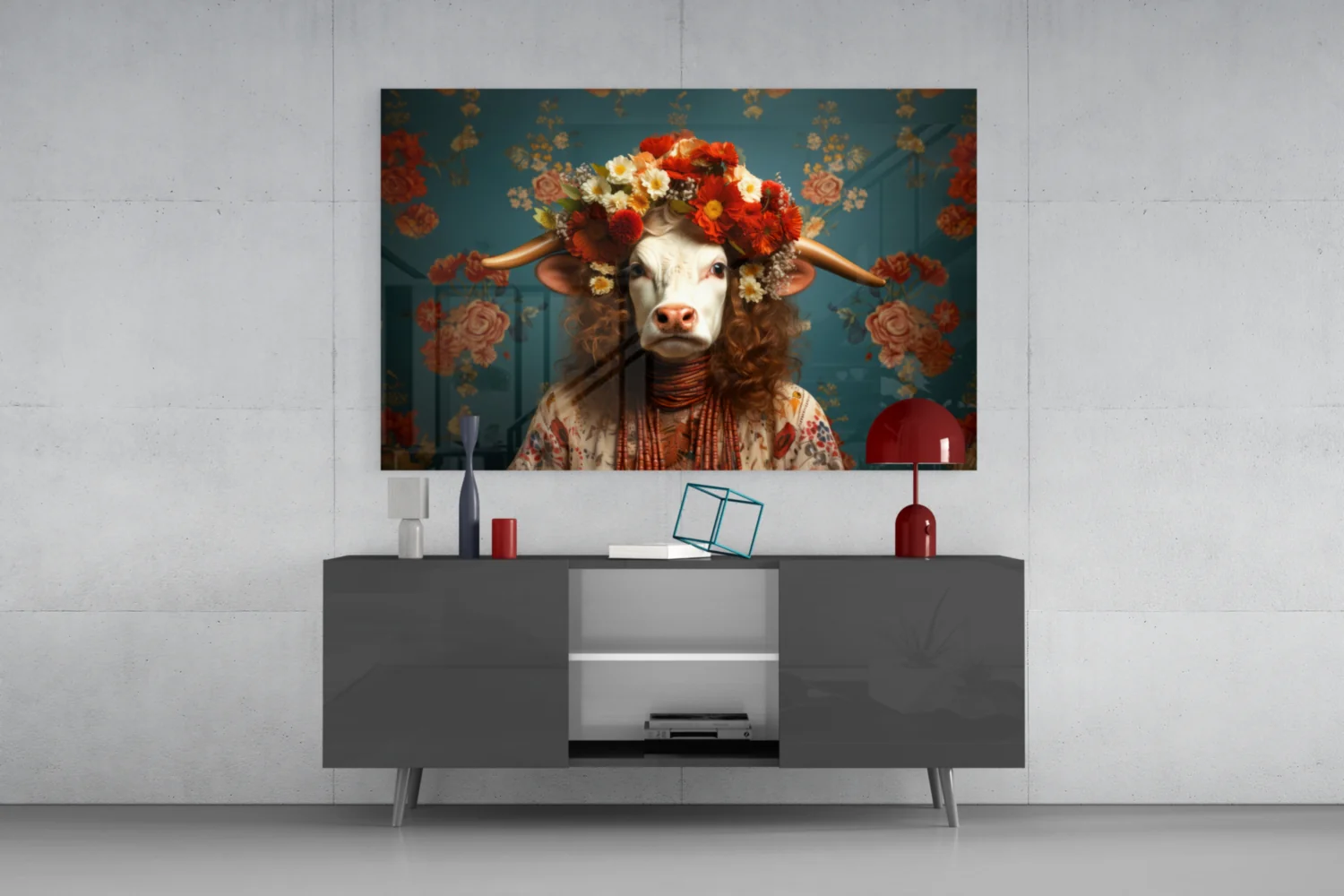 But Not Happy Glass Wall Art|| Designer's Collection - Image 9