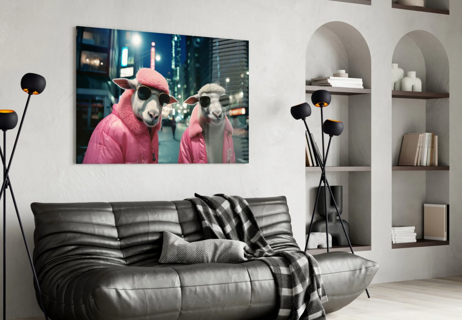 City Music Glass Wall Art|| Designer's Collection - Image 5