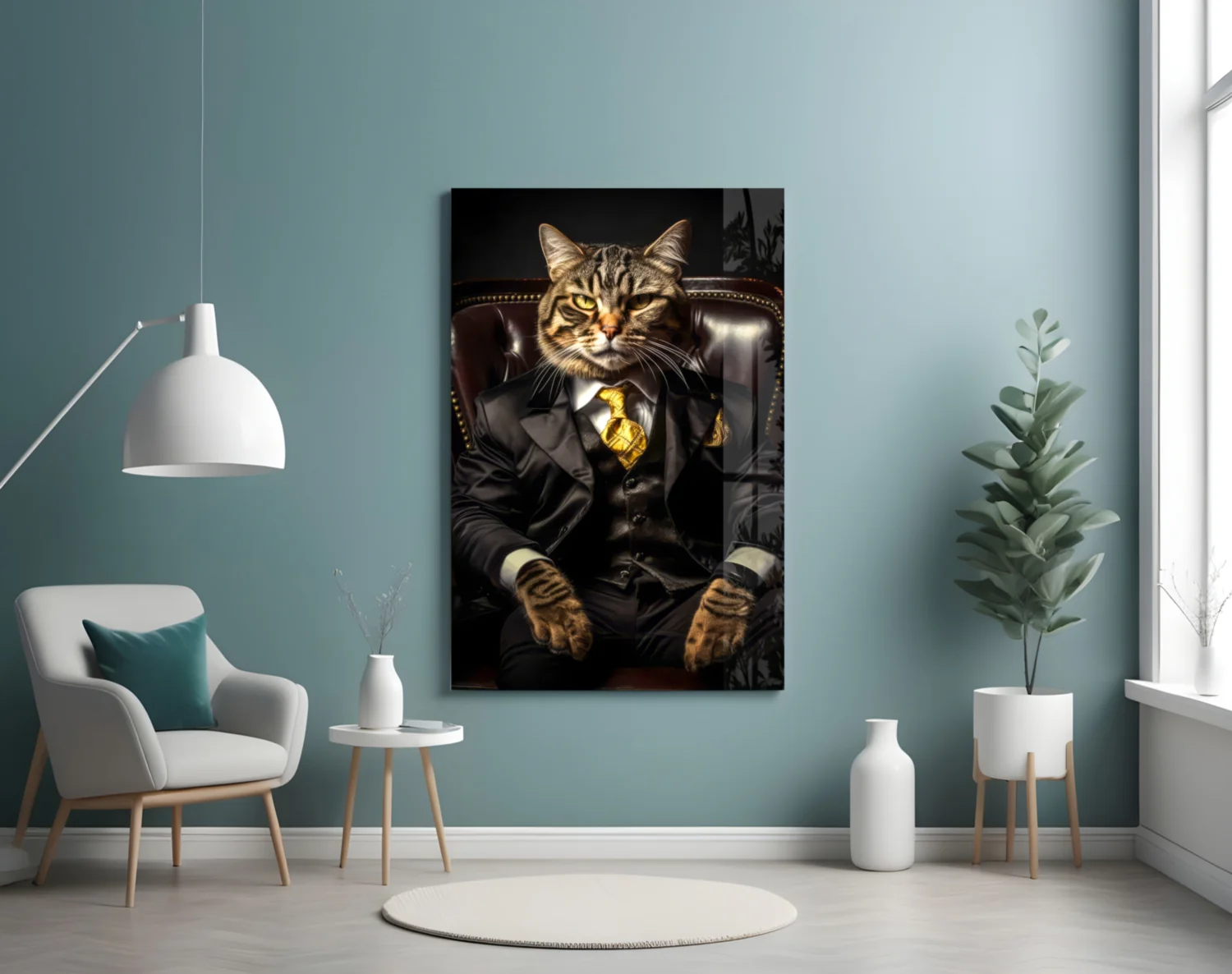 The Boss Glass Wall Art|| Designer's Collection - Image 5