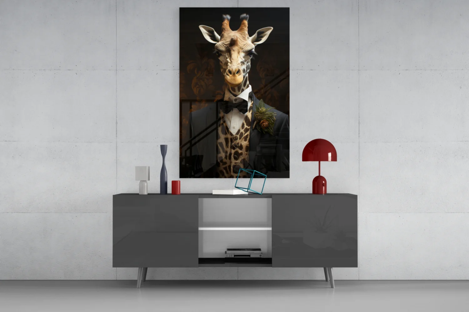 Gentleman Glass Wall Art|| Designer's Collection - Image 9