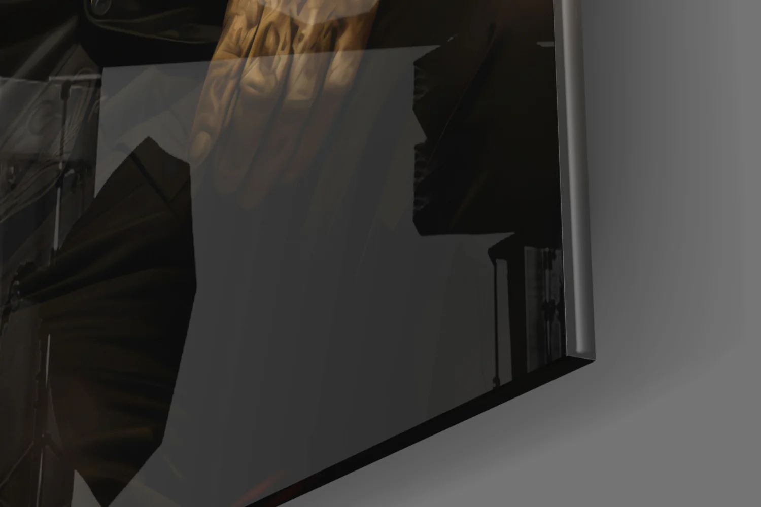 Gentleman Glass Wall Art|| Designer's Collection - Image 8