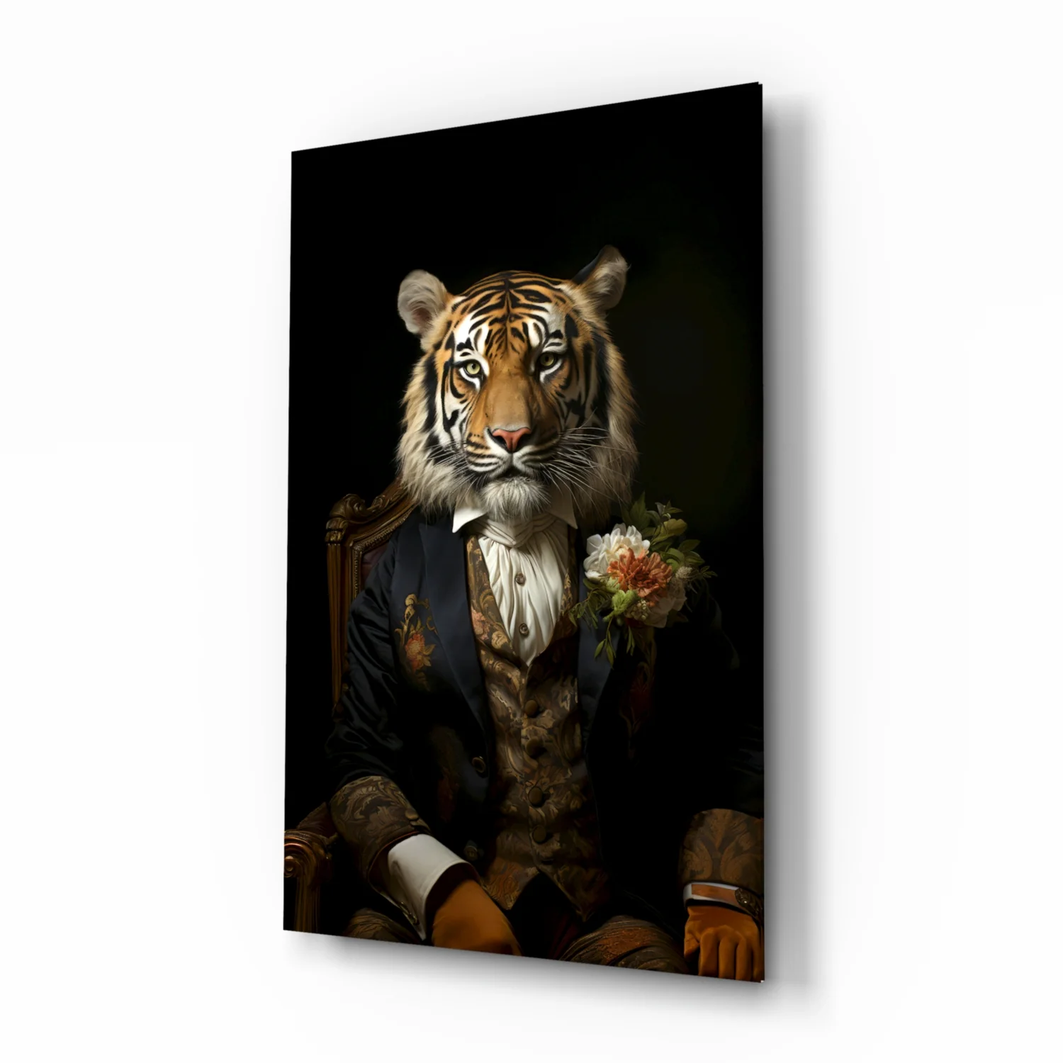 Gentleman Glass Wall Art|| Designer's Collection - Image 2