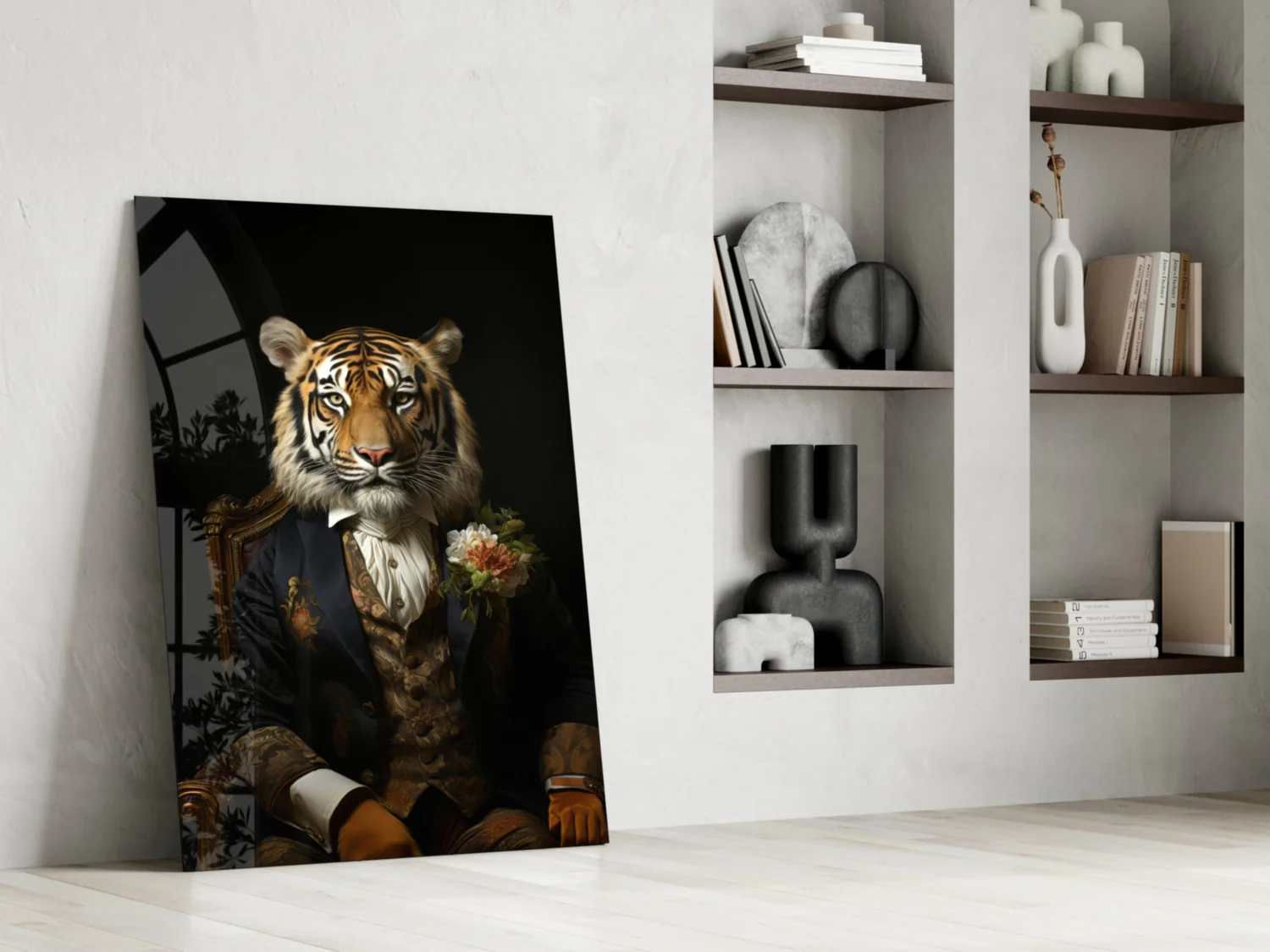 Gentleman Glass Wall Art|| Designer's Collection - Image 7