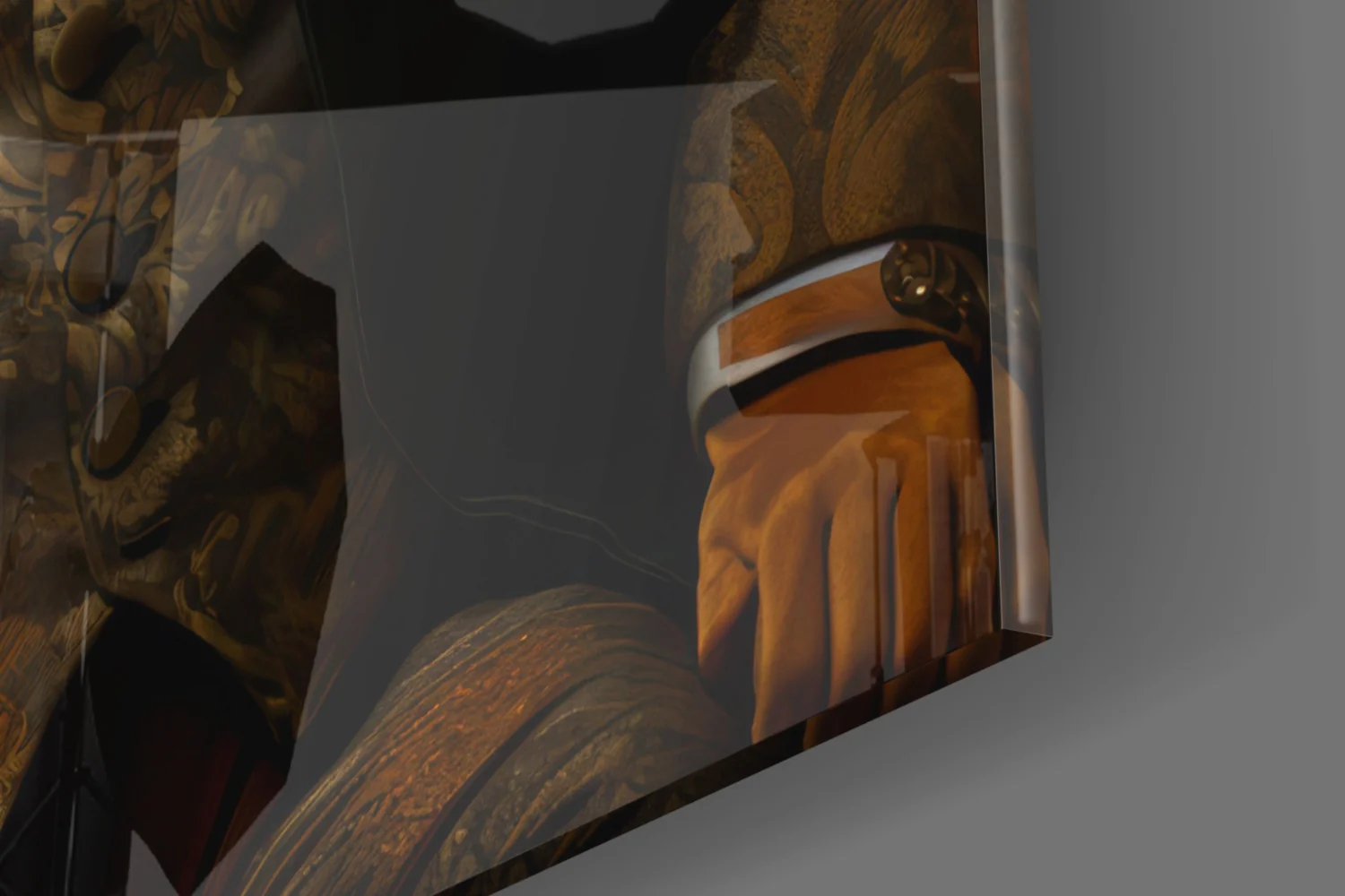 Gentleman Glass Wall Art|| Designer's Collection - Image 8