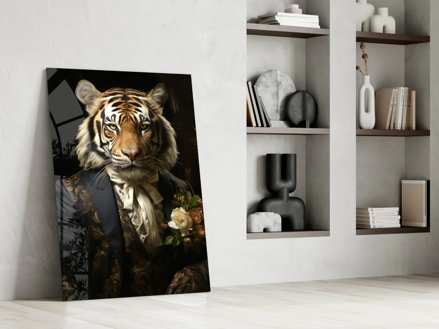 Gentleman Glass Wall Art|| Designer's Collection - Image 7