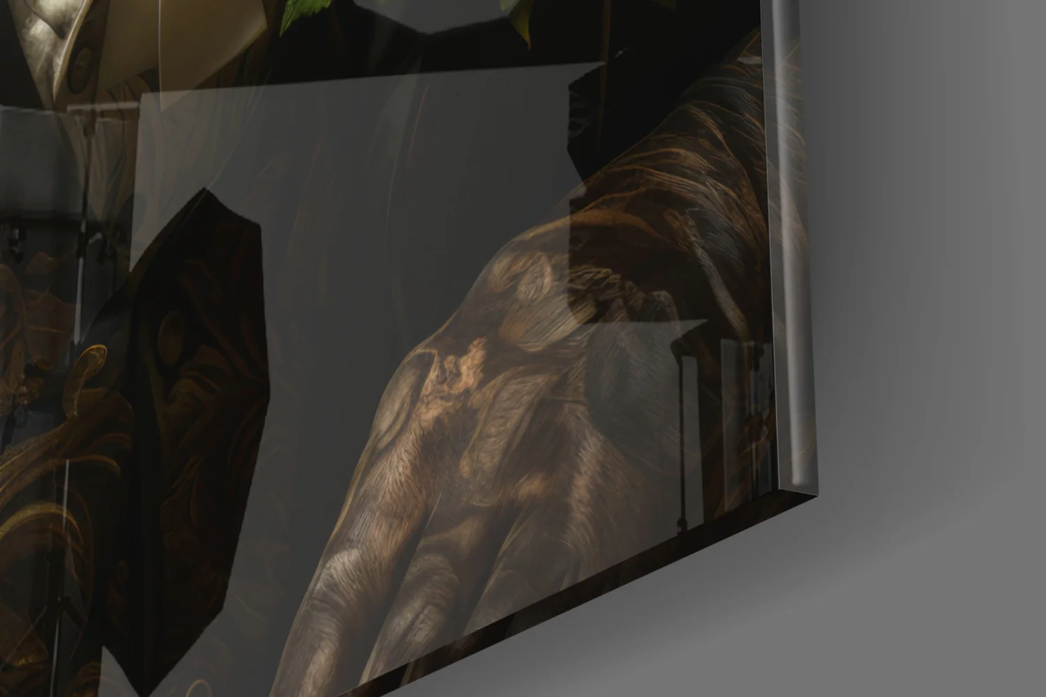 Gentleman Glass Wall Art|| Designer's Collection - Image 8