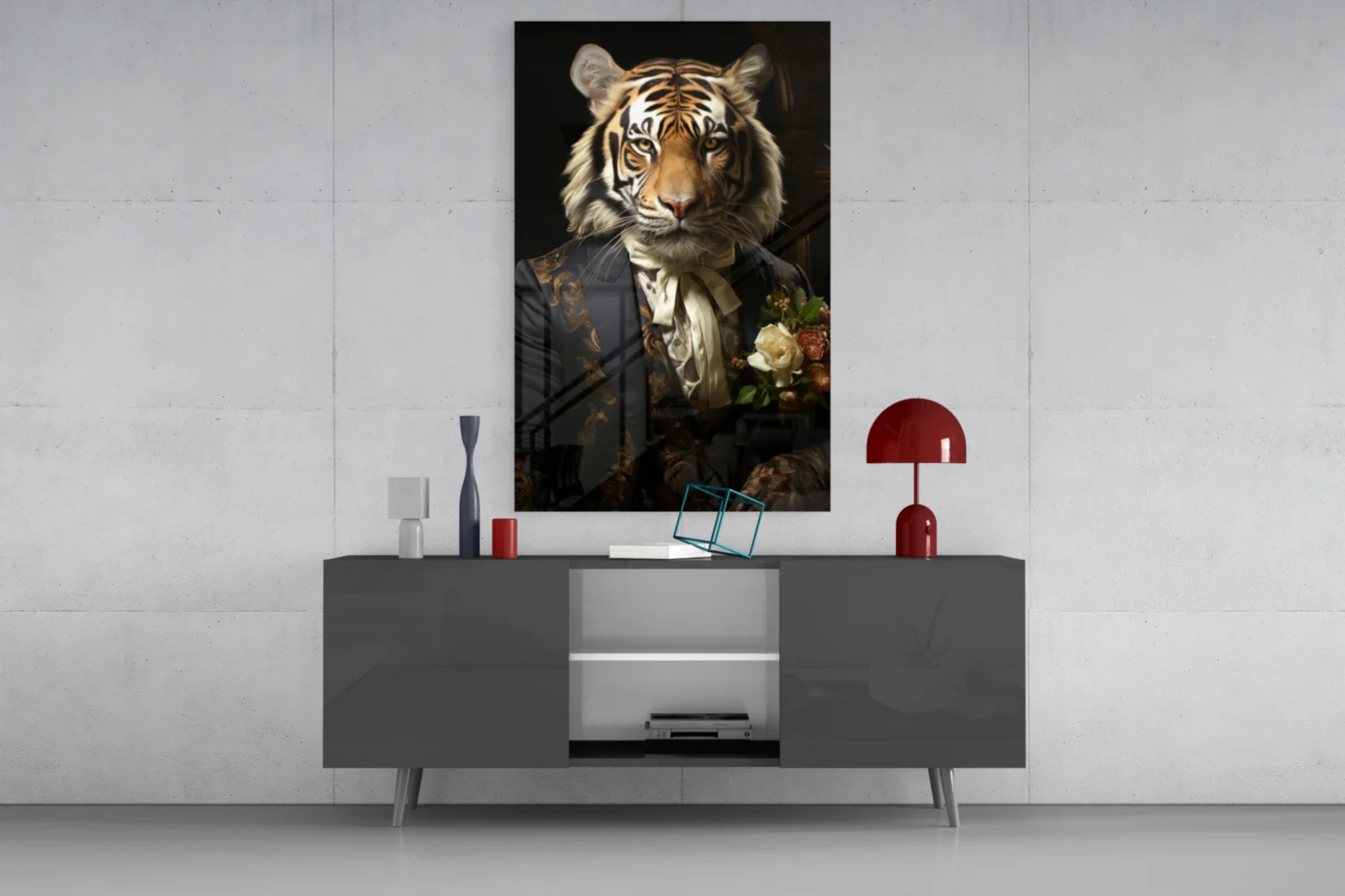 Gentleman Glass Wall Art|| Designer's Collection - Image 9