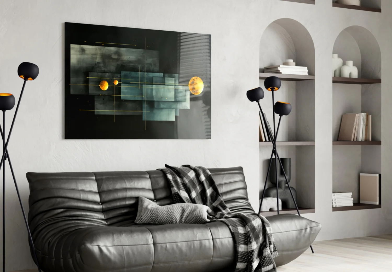 Planet Race Glass Wall Art|| Designer's Collection - Image 5