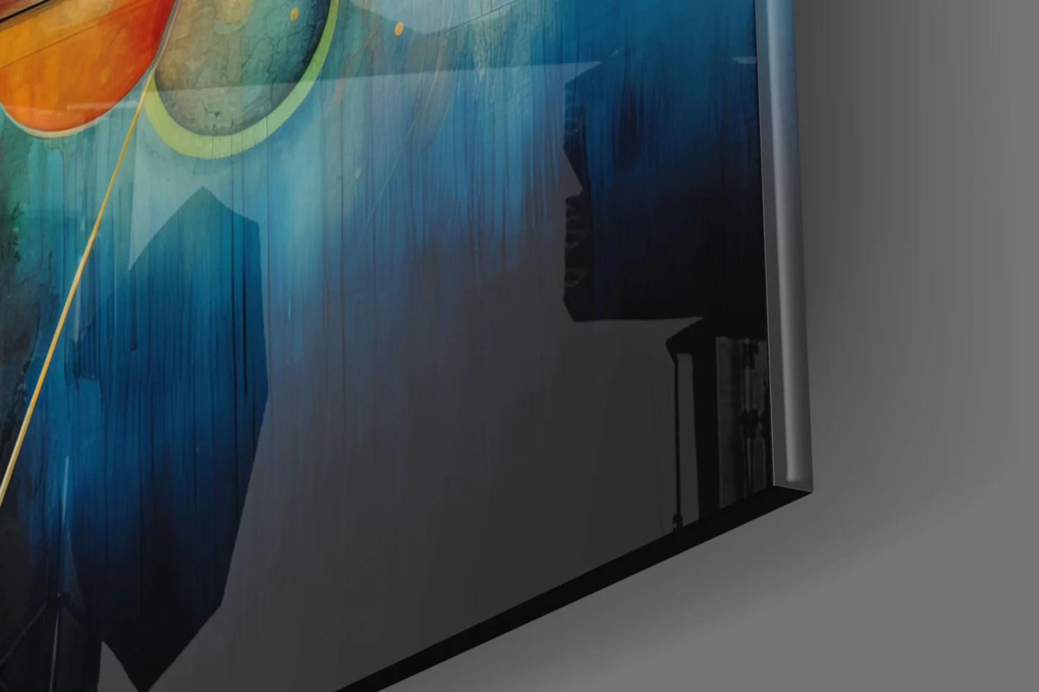 Harmony of Shapes Glass Wall Art|| Designer's Collection - Image 8
