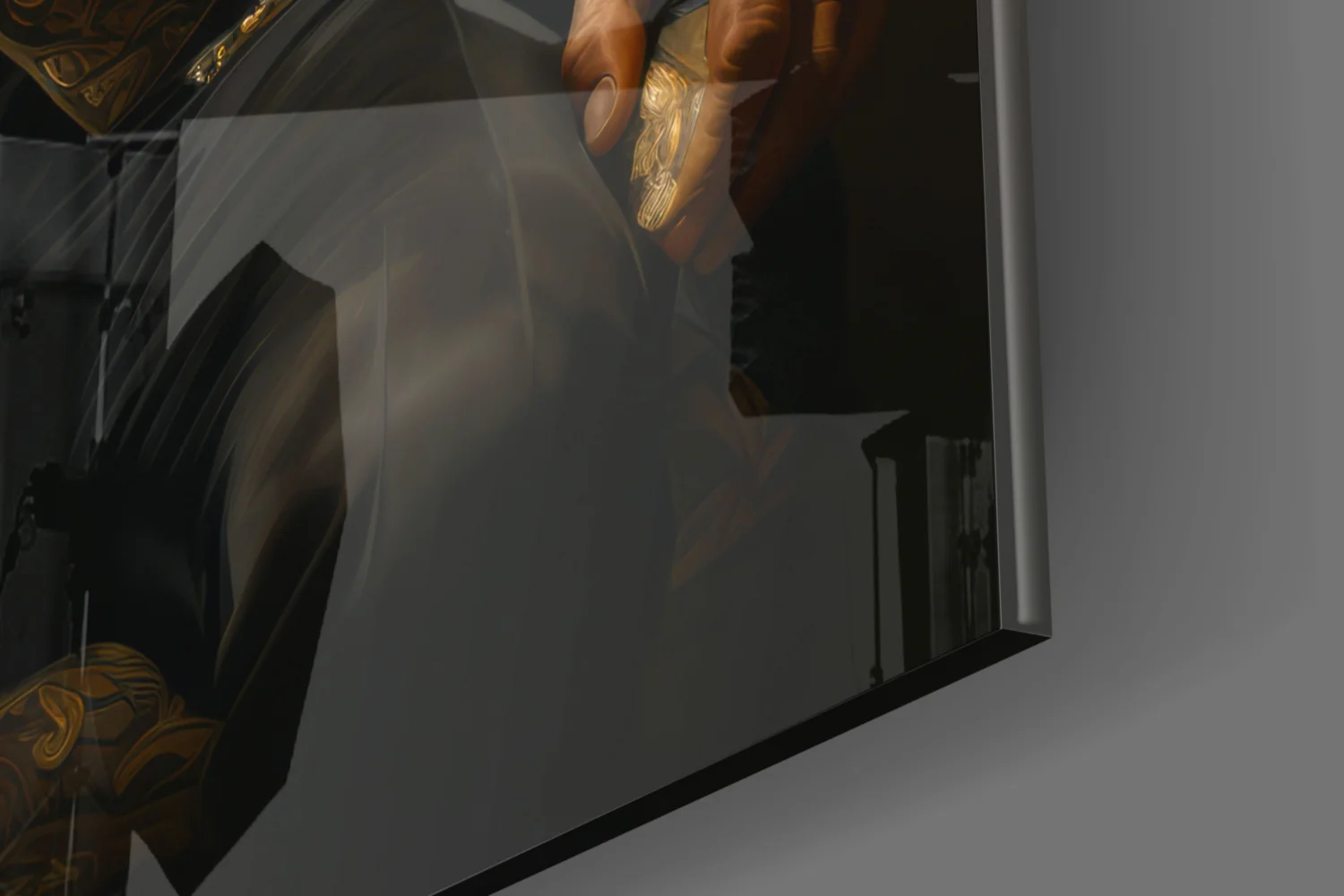 Gentleman Glass Wall Art|| Designer's Collection - Image 8