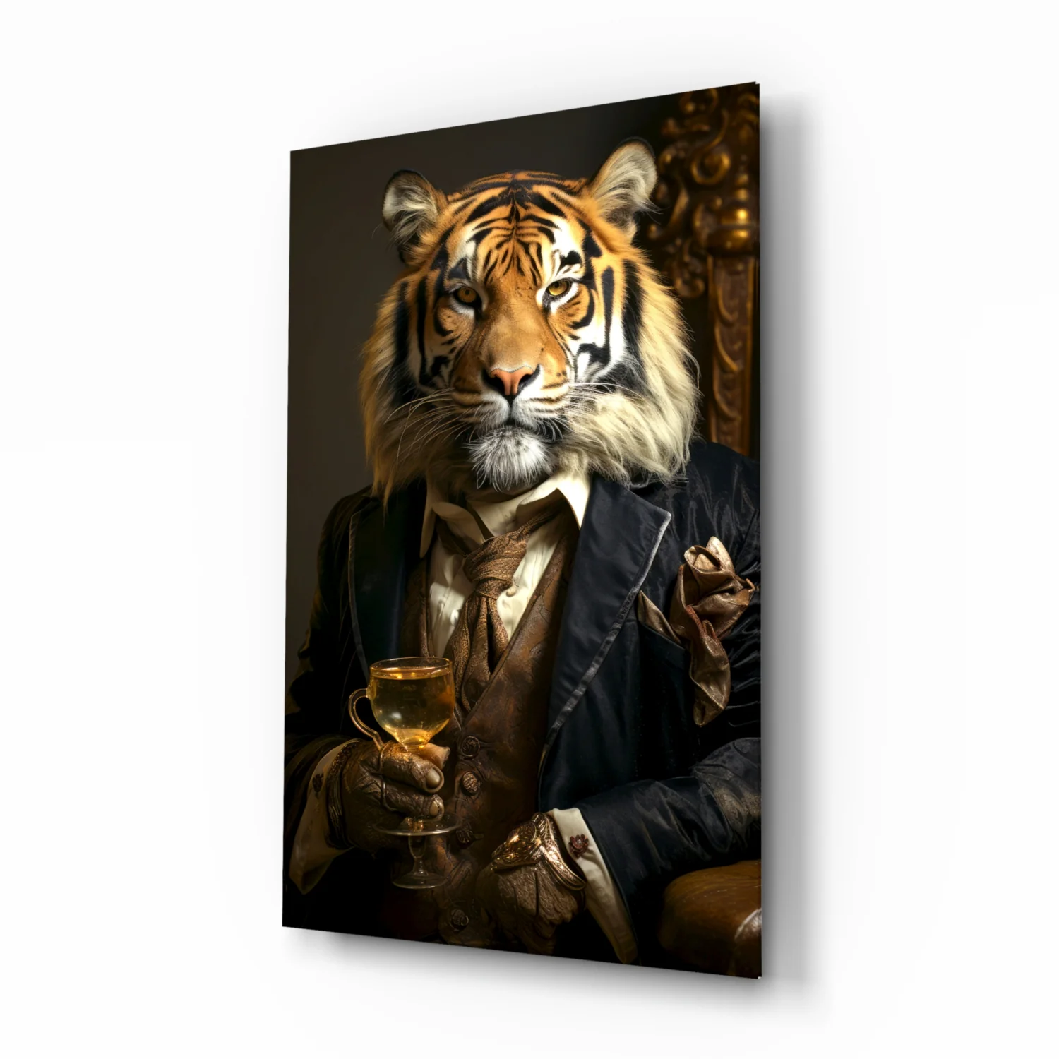 Gentleman Glass Wall Art|| Designer's Collection - Image 2