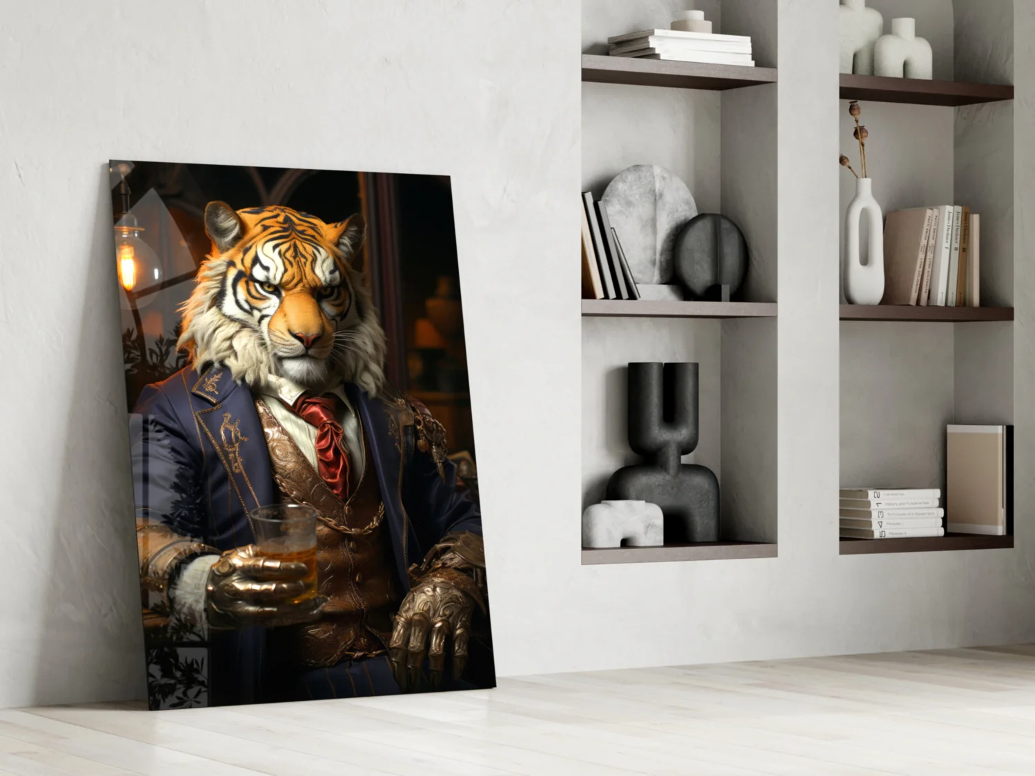 Duke Lion Glass Wall Art|| Designer's Collection - Image 7